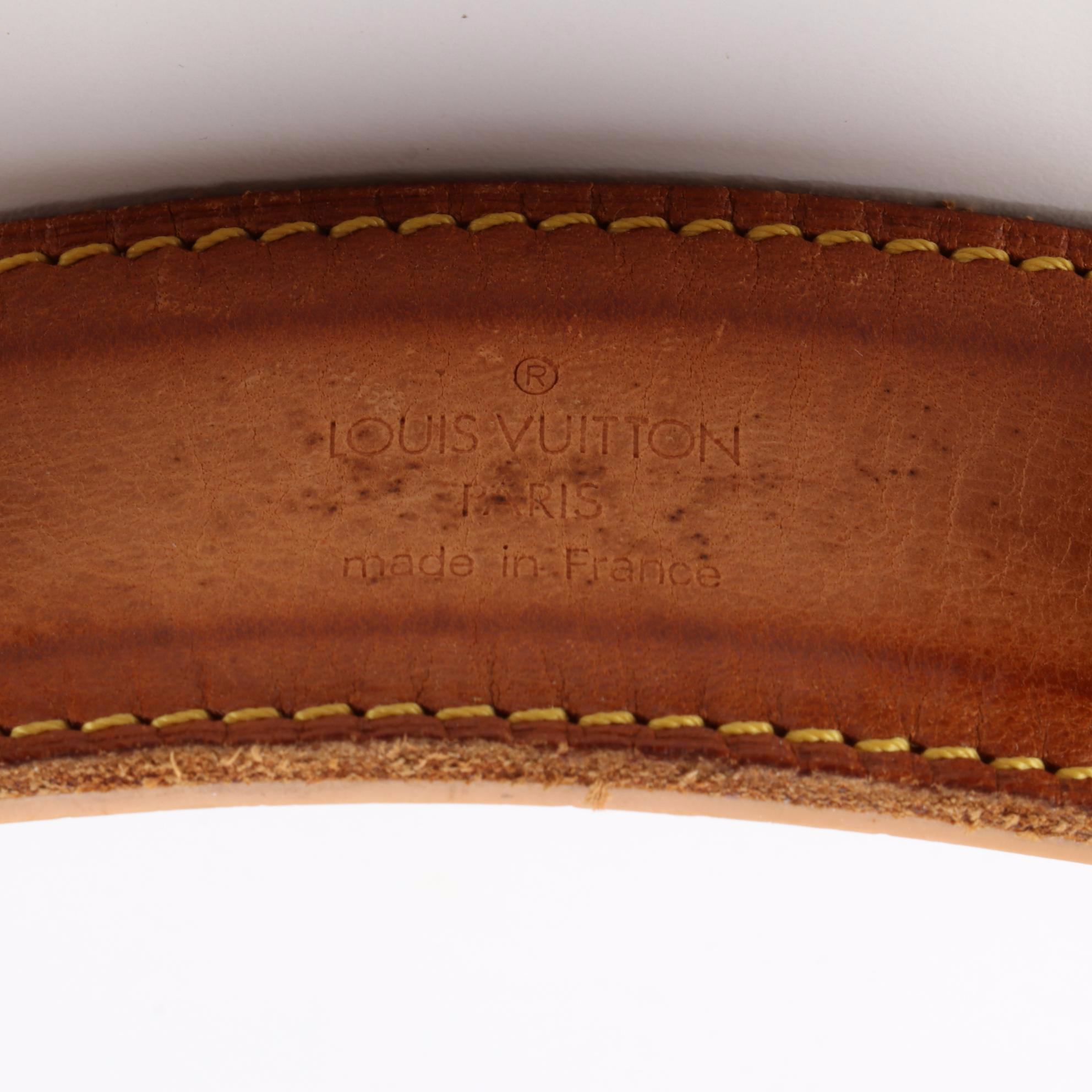 Louis Vuitton Saumur 35 Bag in Monogram Canvas and Vachetta Leather