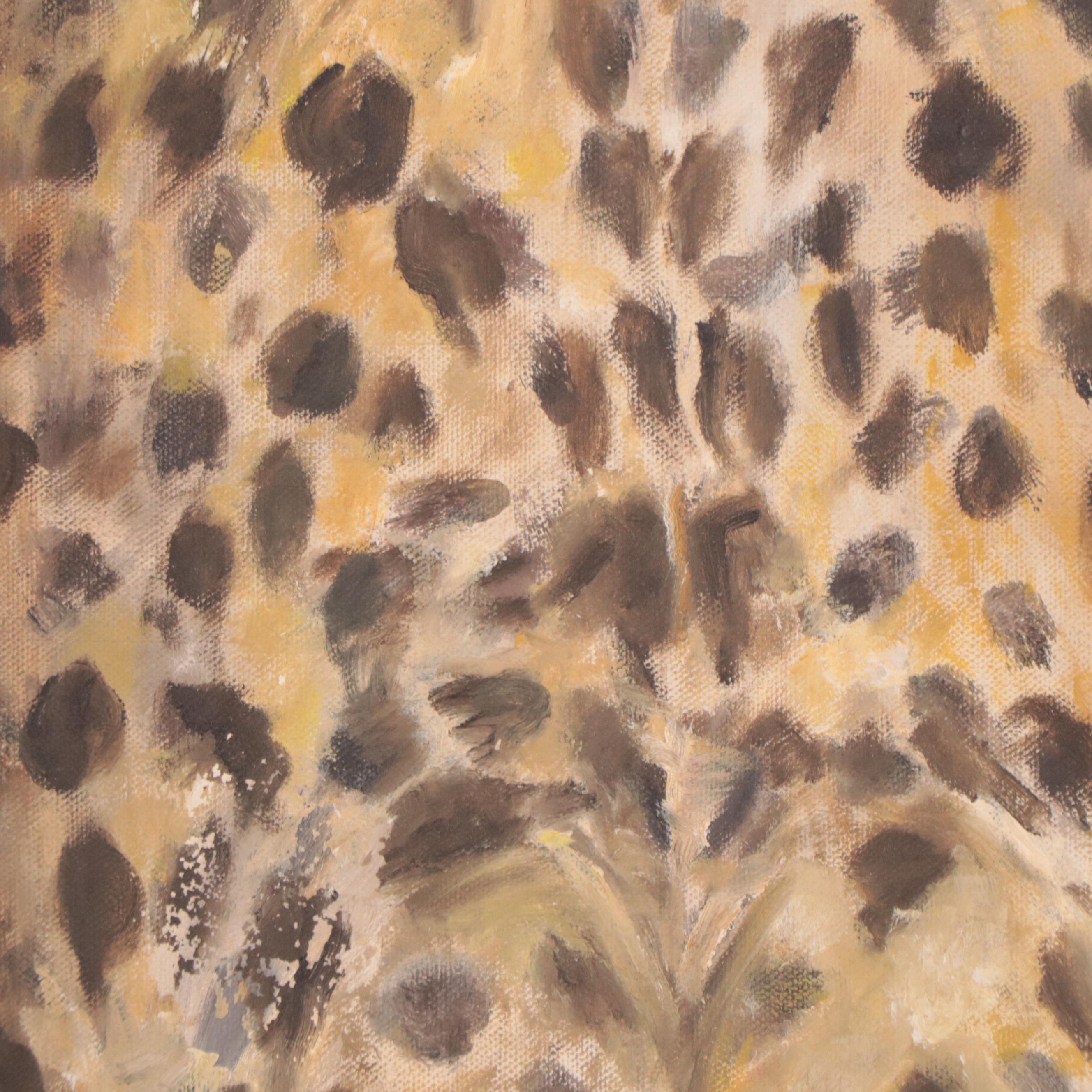 A. LoBue Oil Painting of Cheetah