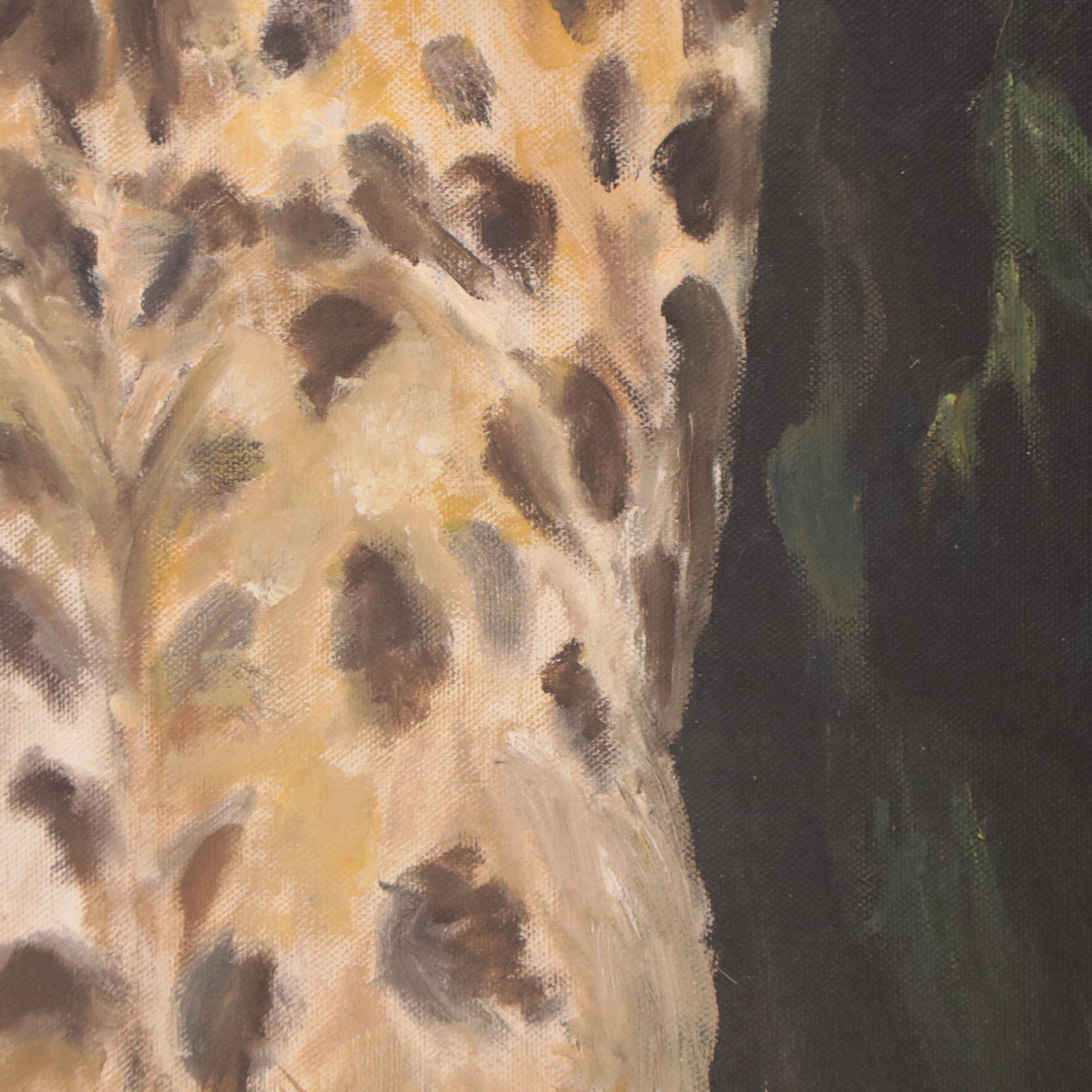 A. LoBue Oil Painting of Cheetah