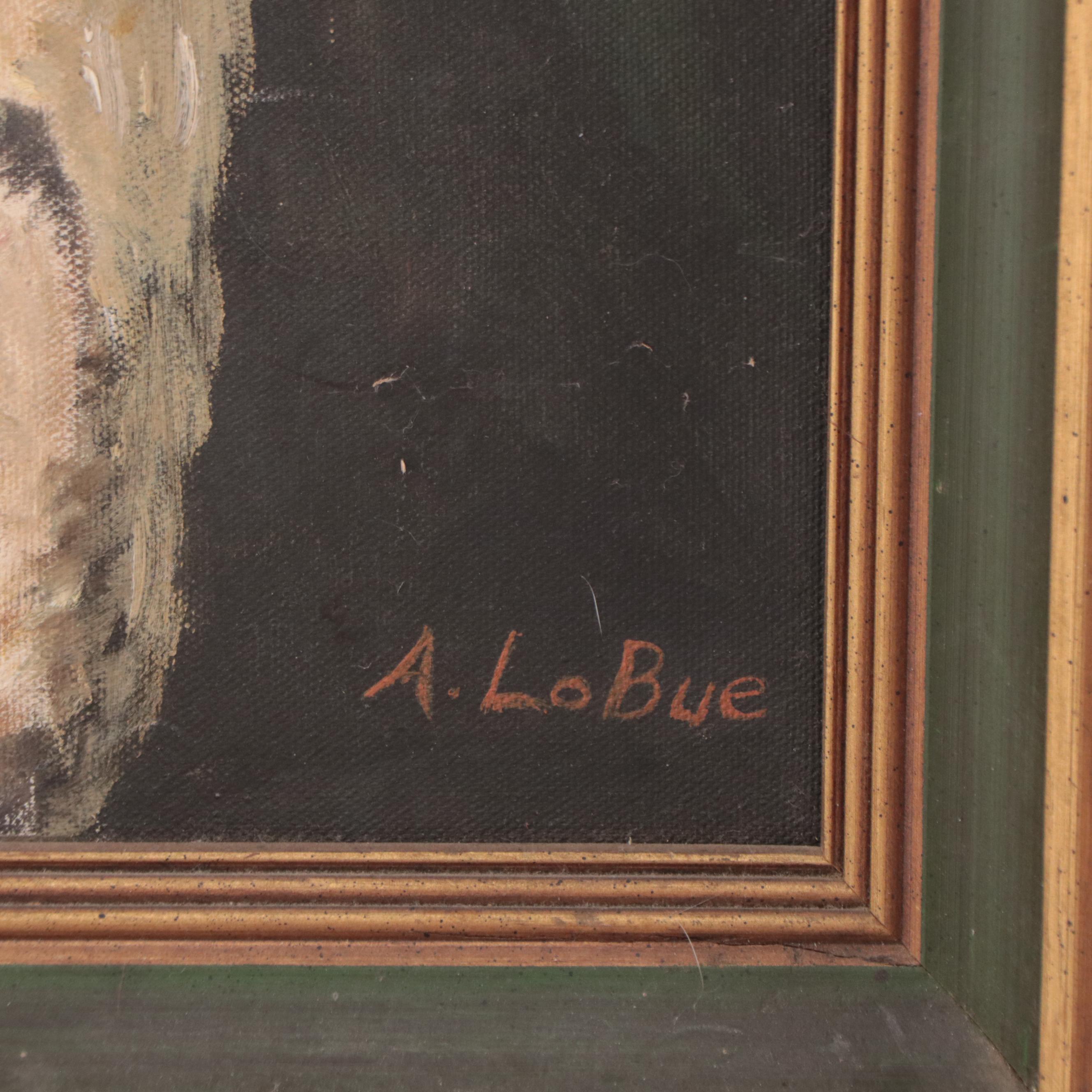 A. LoBue Oil Painting of Cheetah