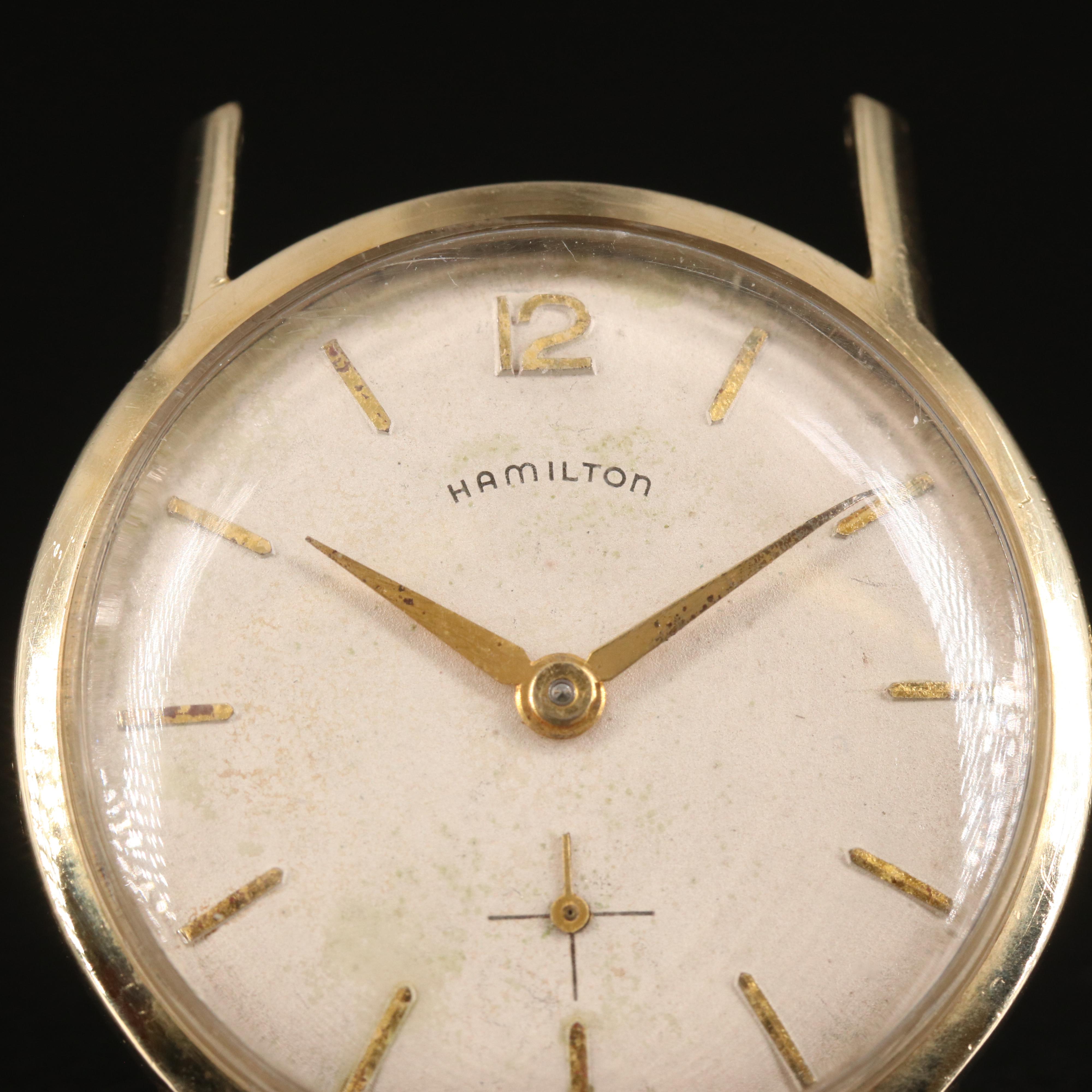 14K Hamilton Vintage Watch