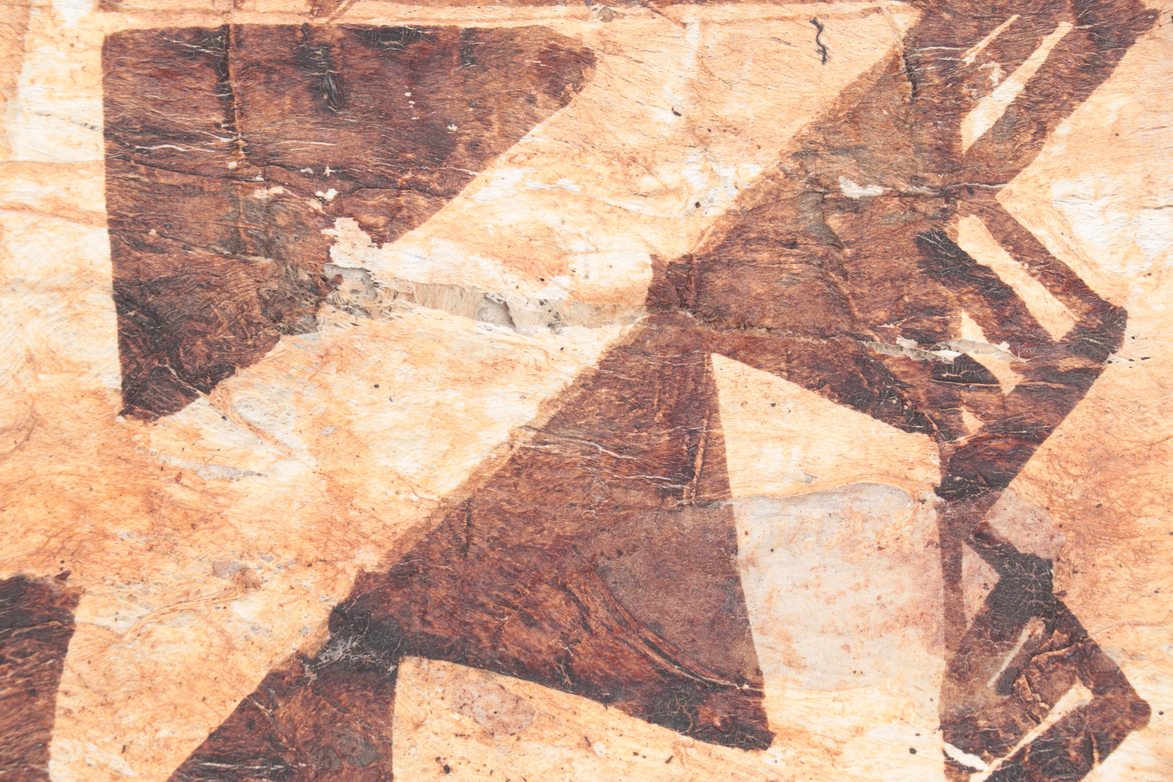 Tongan "Ngatu" Tapa Barkcloth