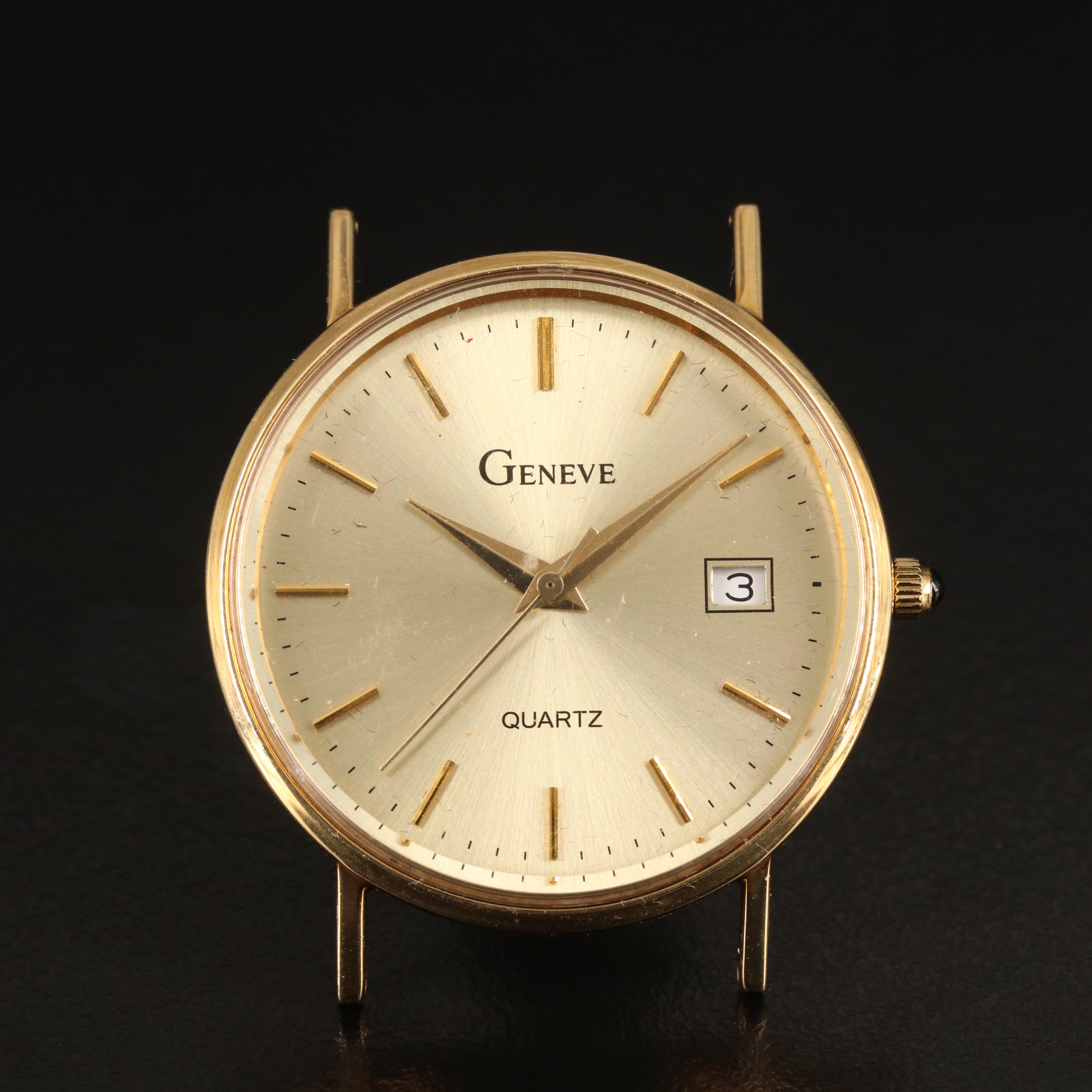 14K Geneve Quartz Watch