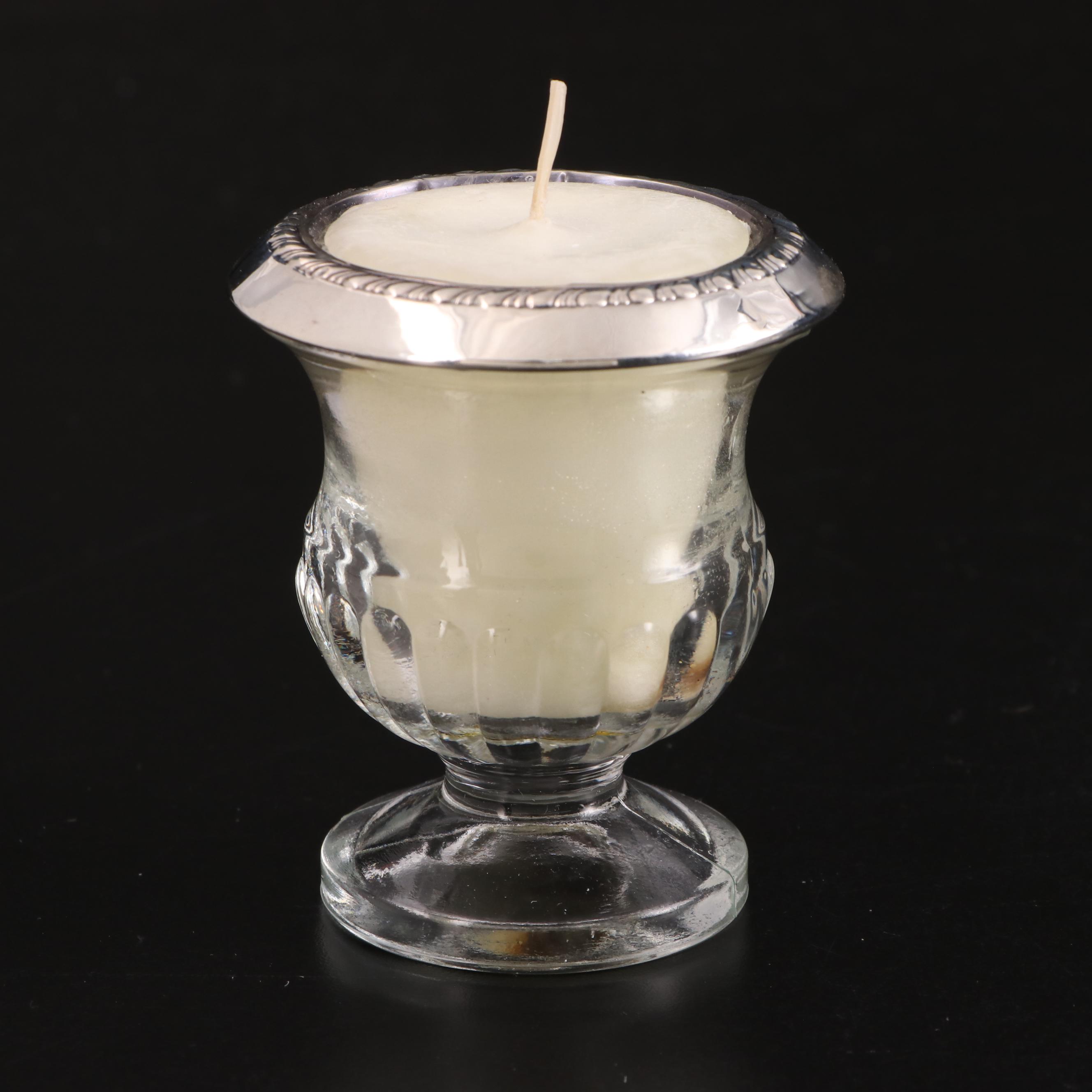 Sterling Silver Rimmed Glass Coasters and More Tableware, Early/ Mid-20th C.