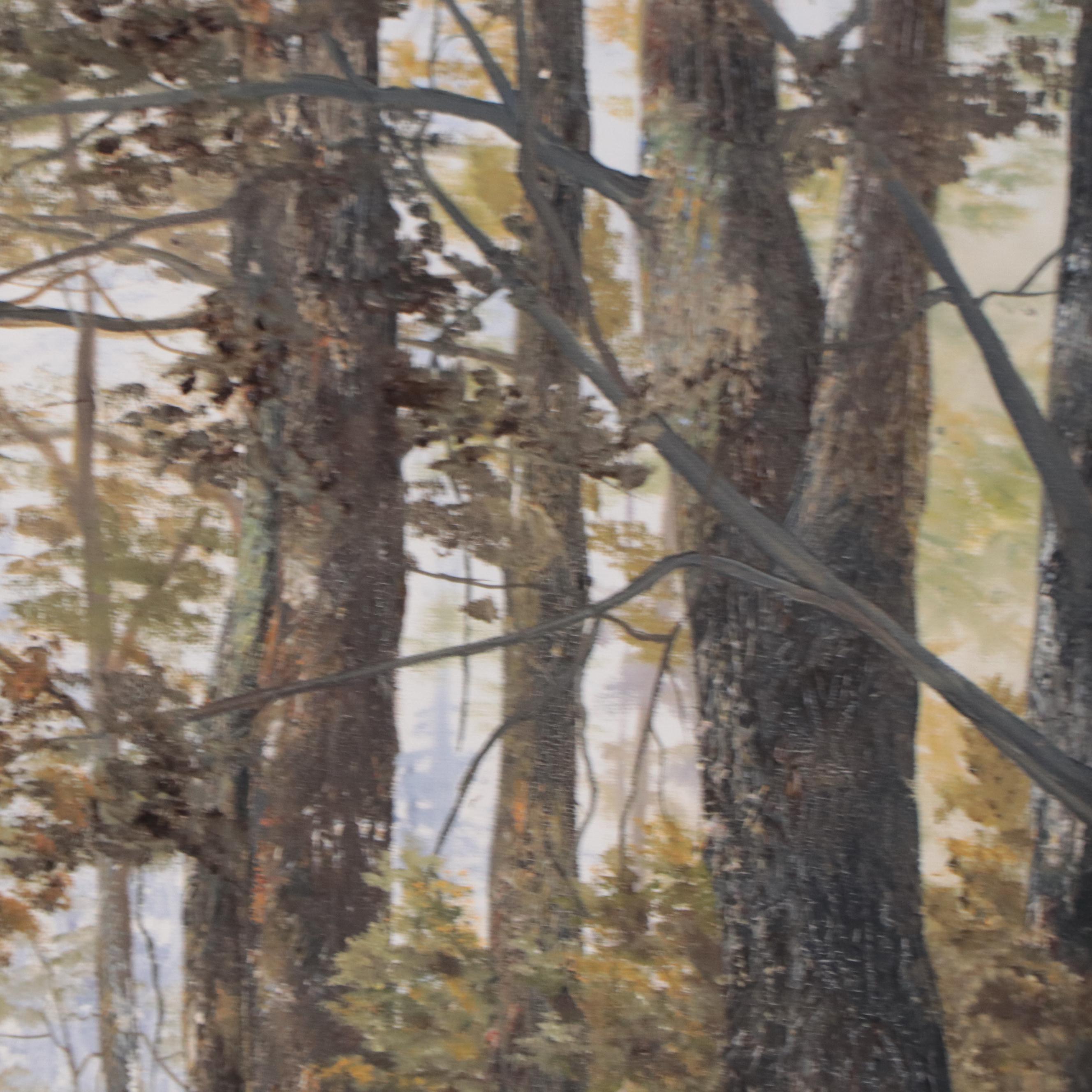 Lady Prevatt Wooded Landscape Oil Painting