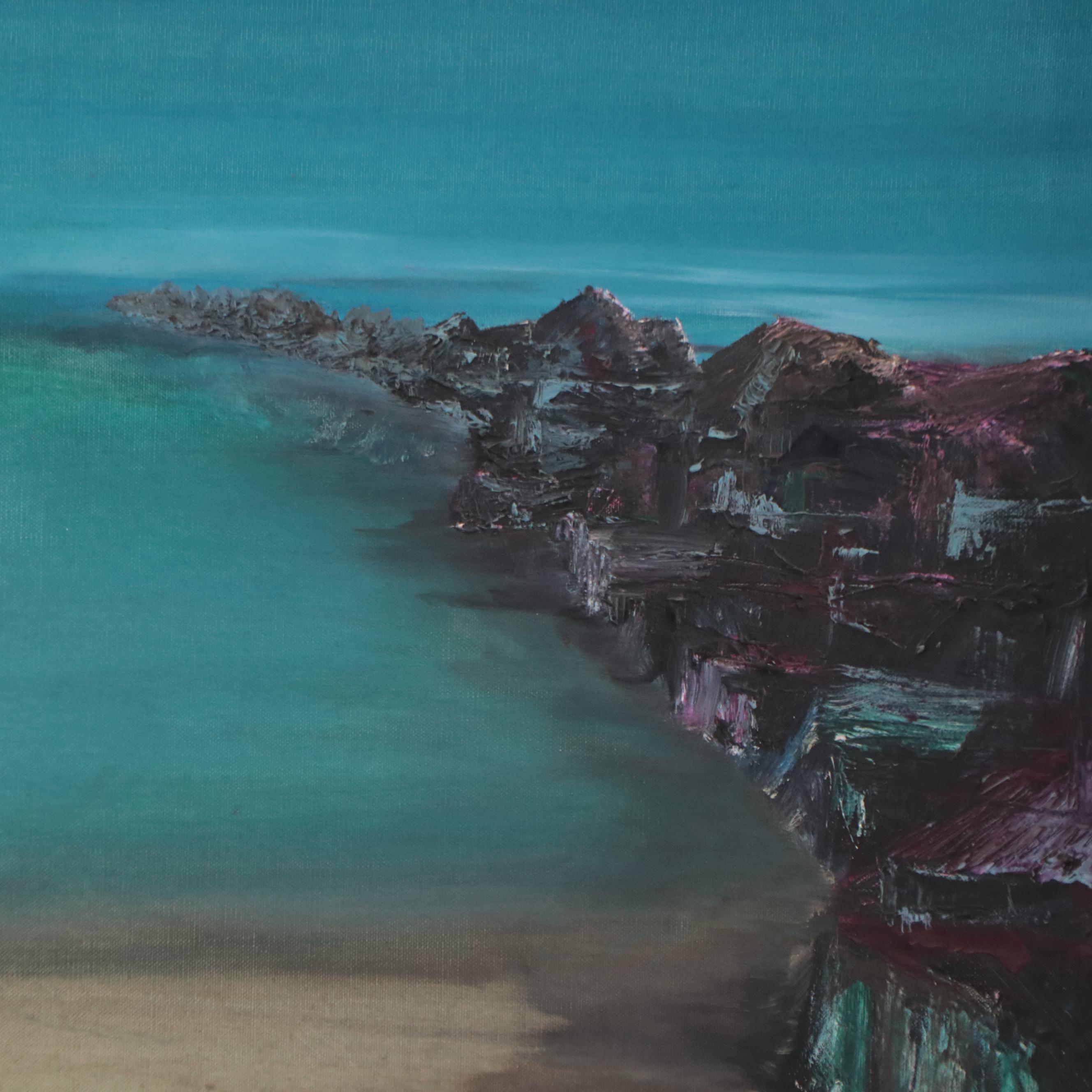 Degler Coastal Landscape Oil Painting