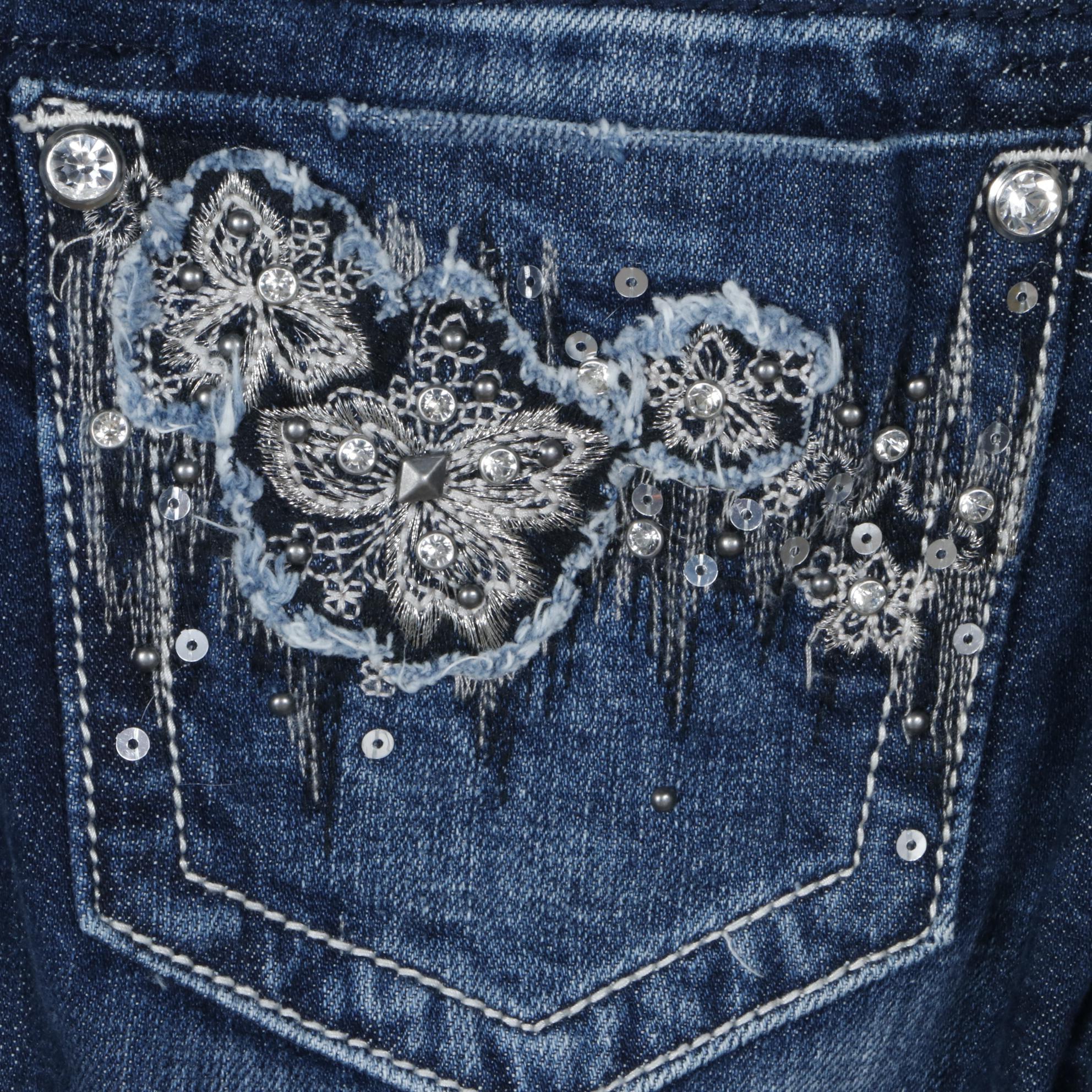 Miss Me Embellished Boot Cut and Skinny Jeans