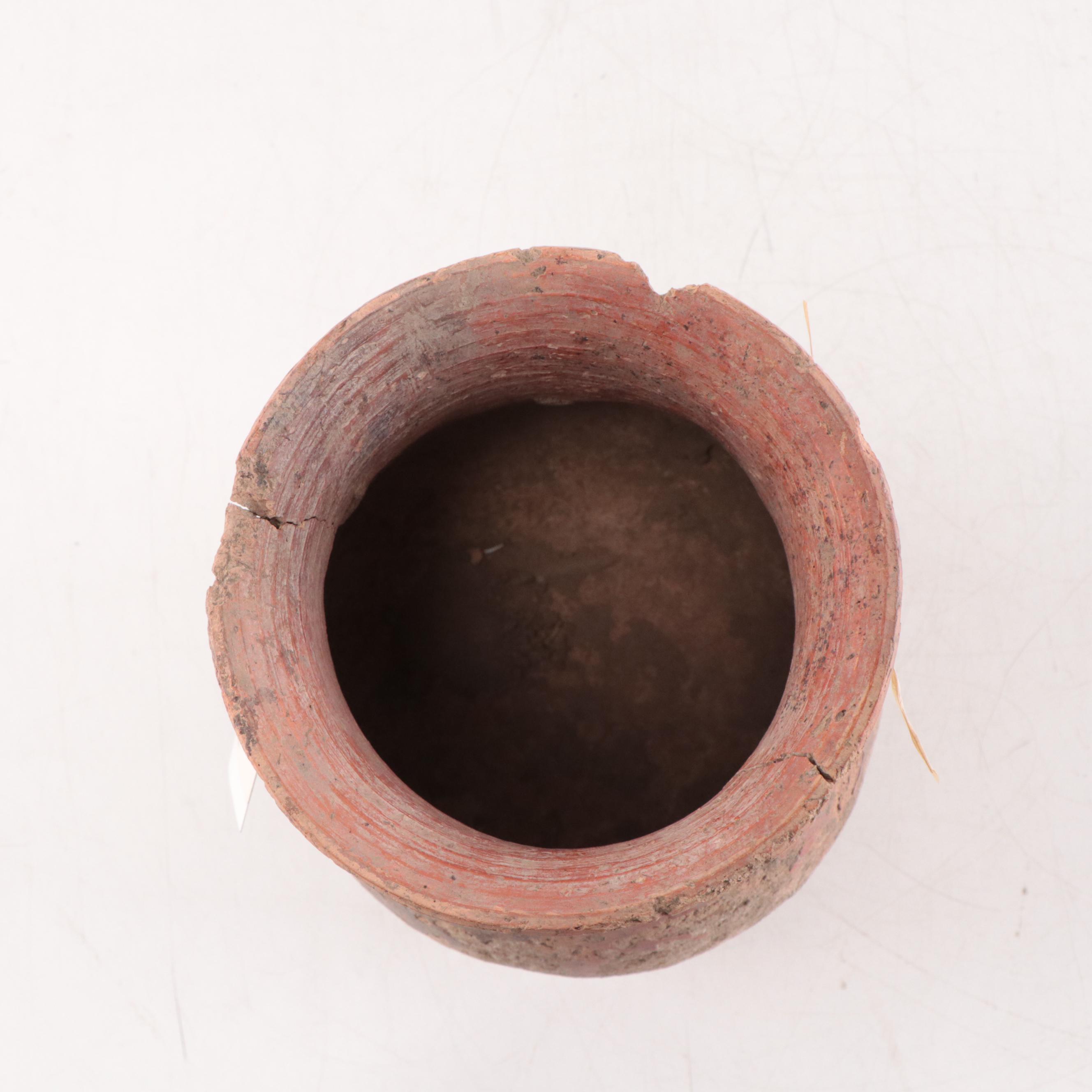 Mali West African Clay Storage Jar, Circa 1000 AD