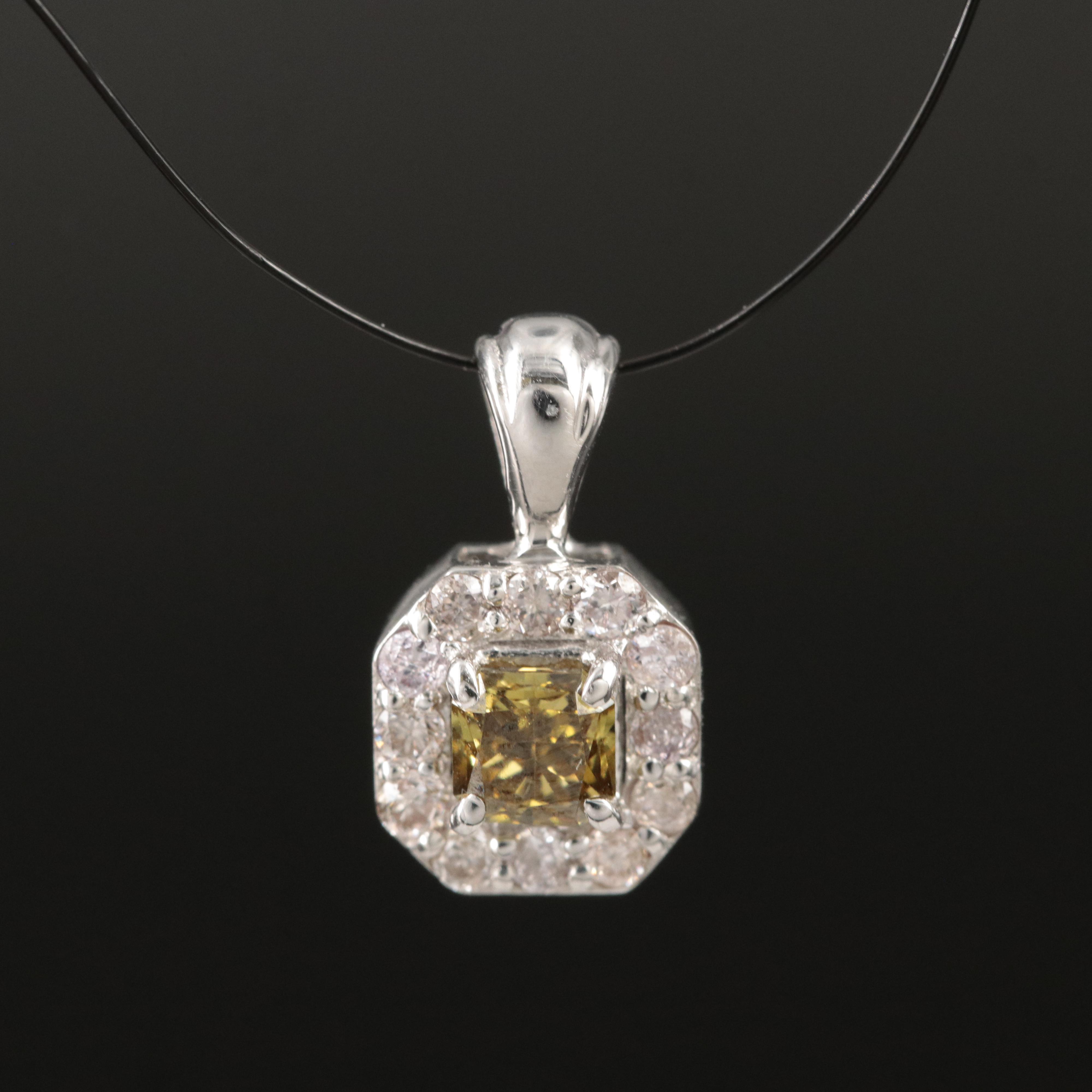 14K 0.26 CTW Diamond Pendant