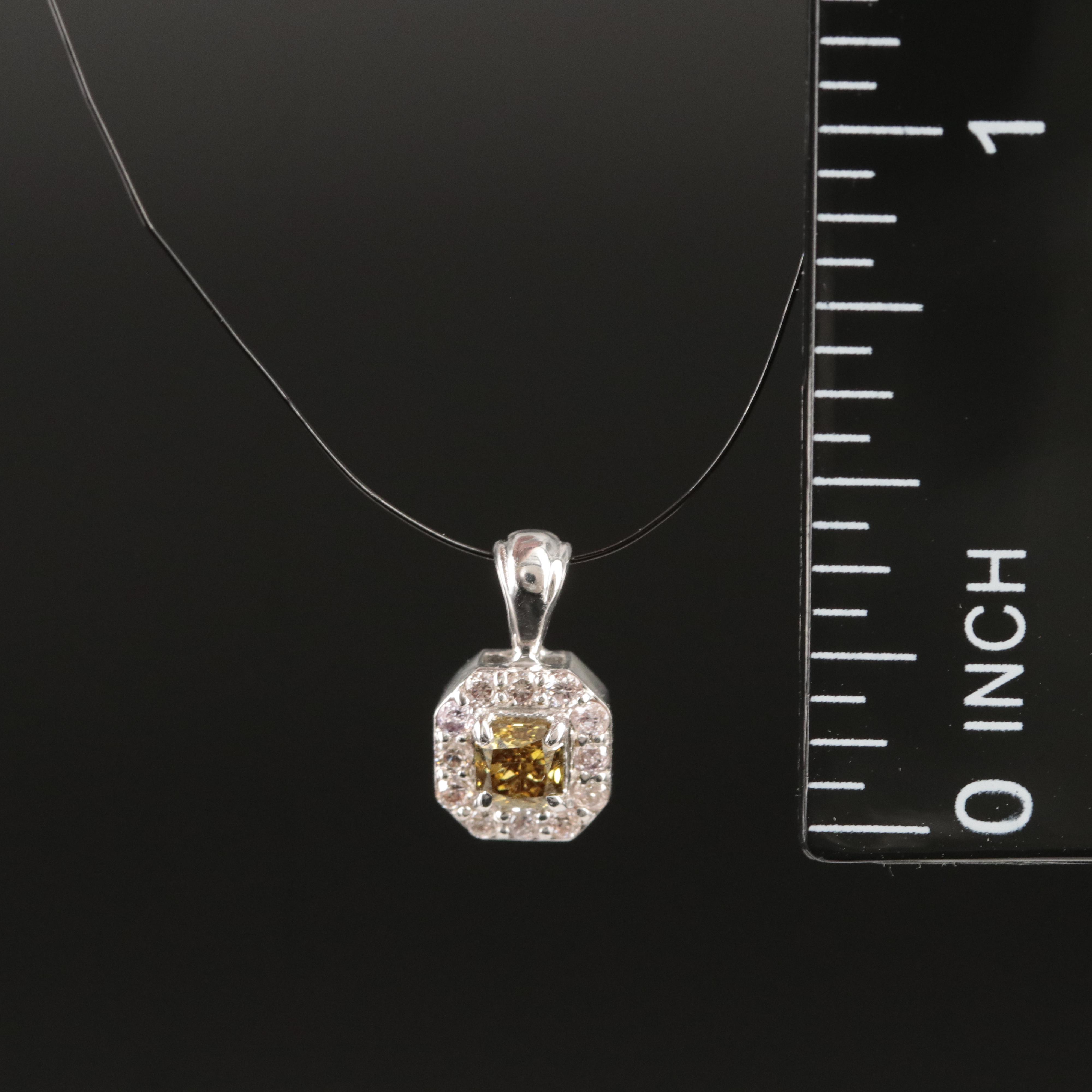 14K 0.26 CTW Diamond Pendant