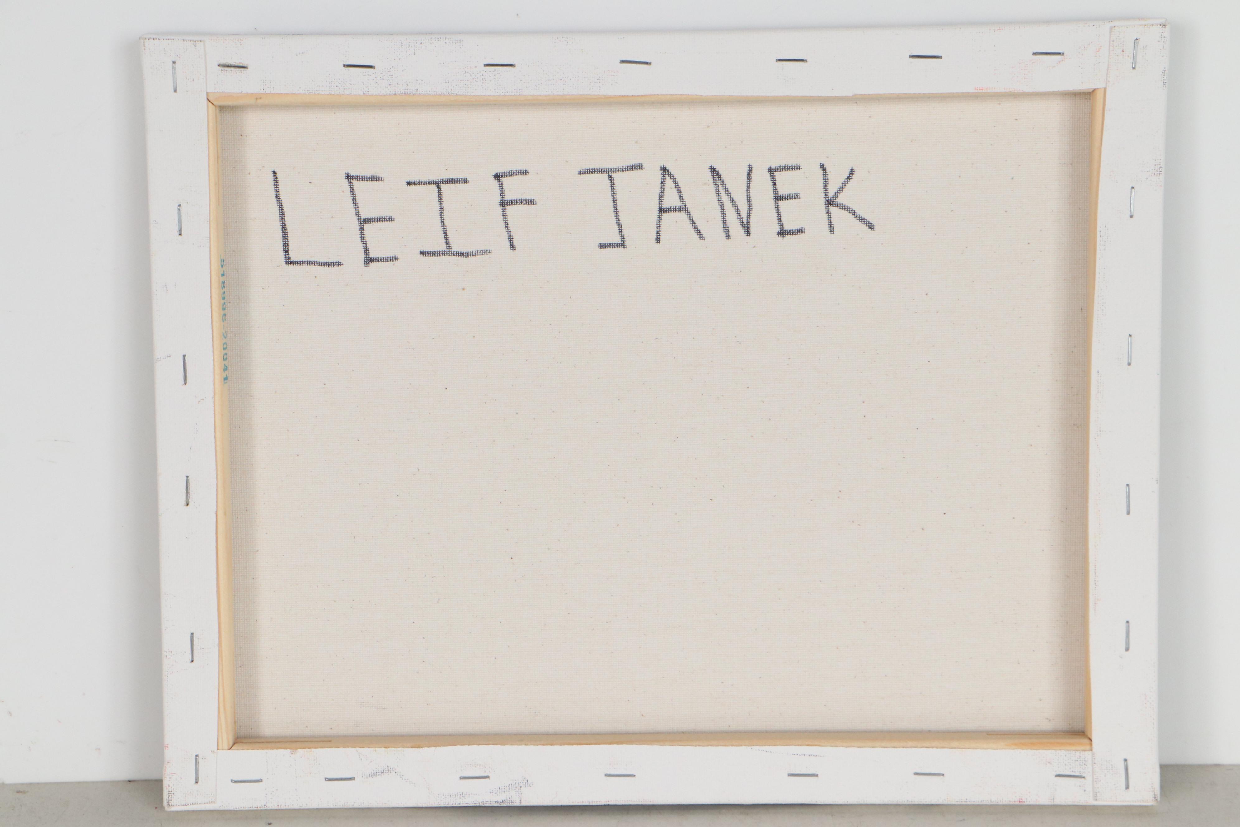 Leif Janek Floral Acrylic Painting, 21st Century