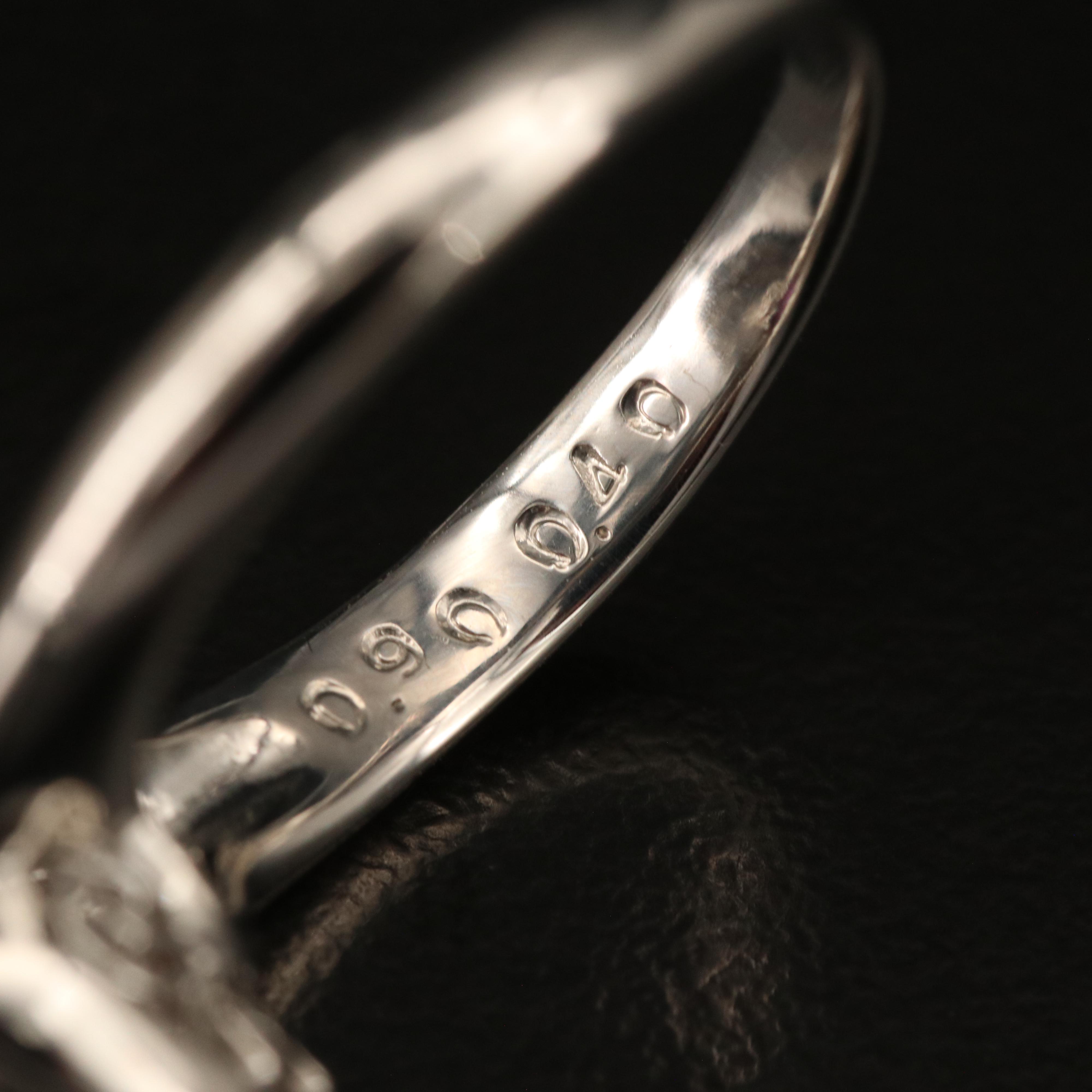 Platinum Ruby and Diamond Ring