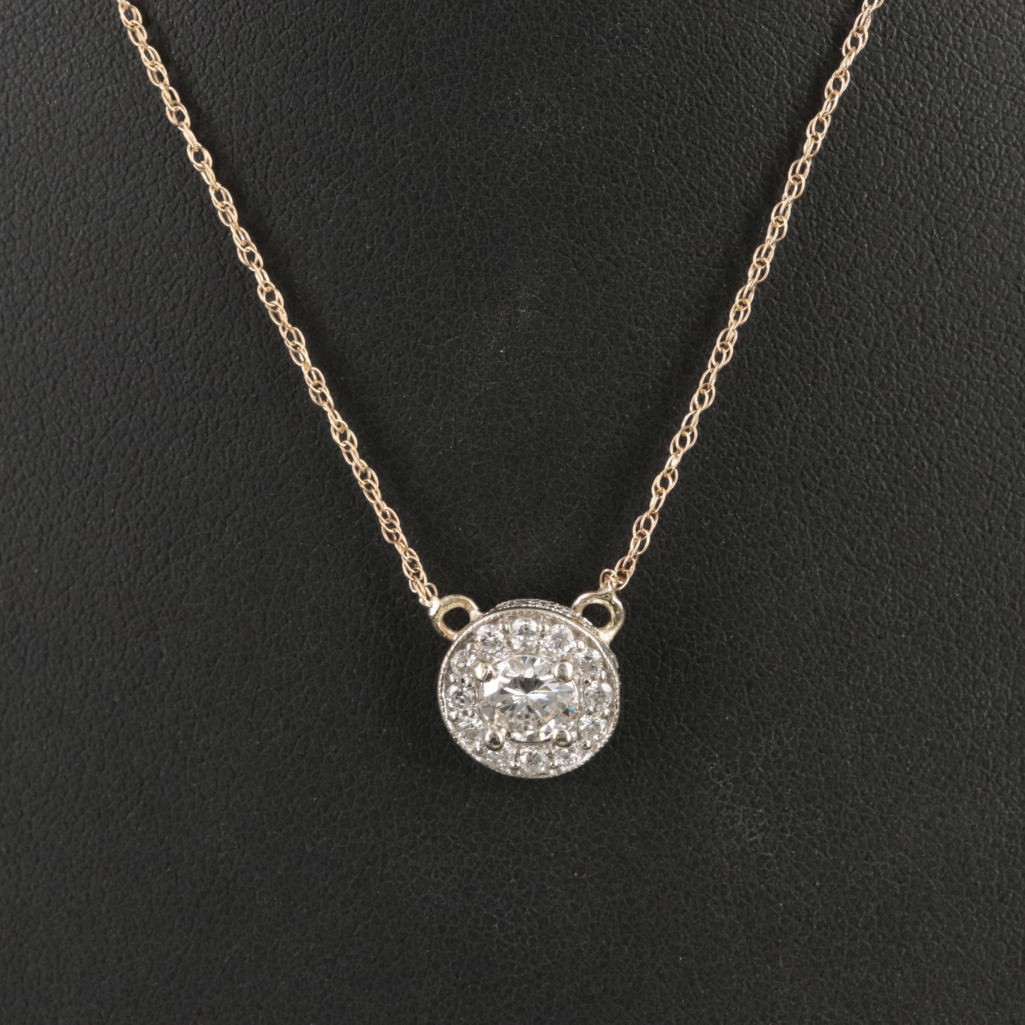 14K 0.66 CTW Diamond Necklace