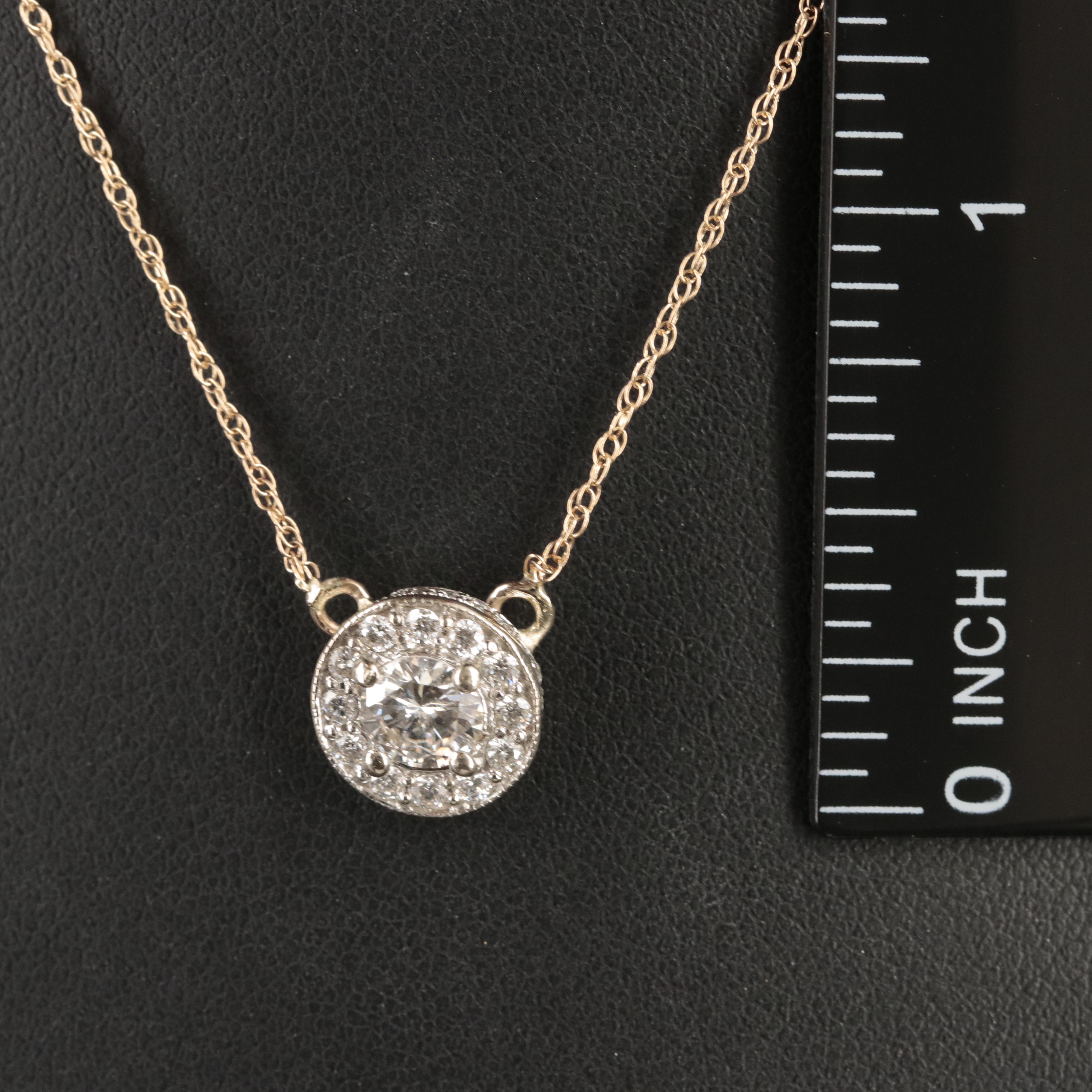 14K 0.66 CTW Diamond Necklace