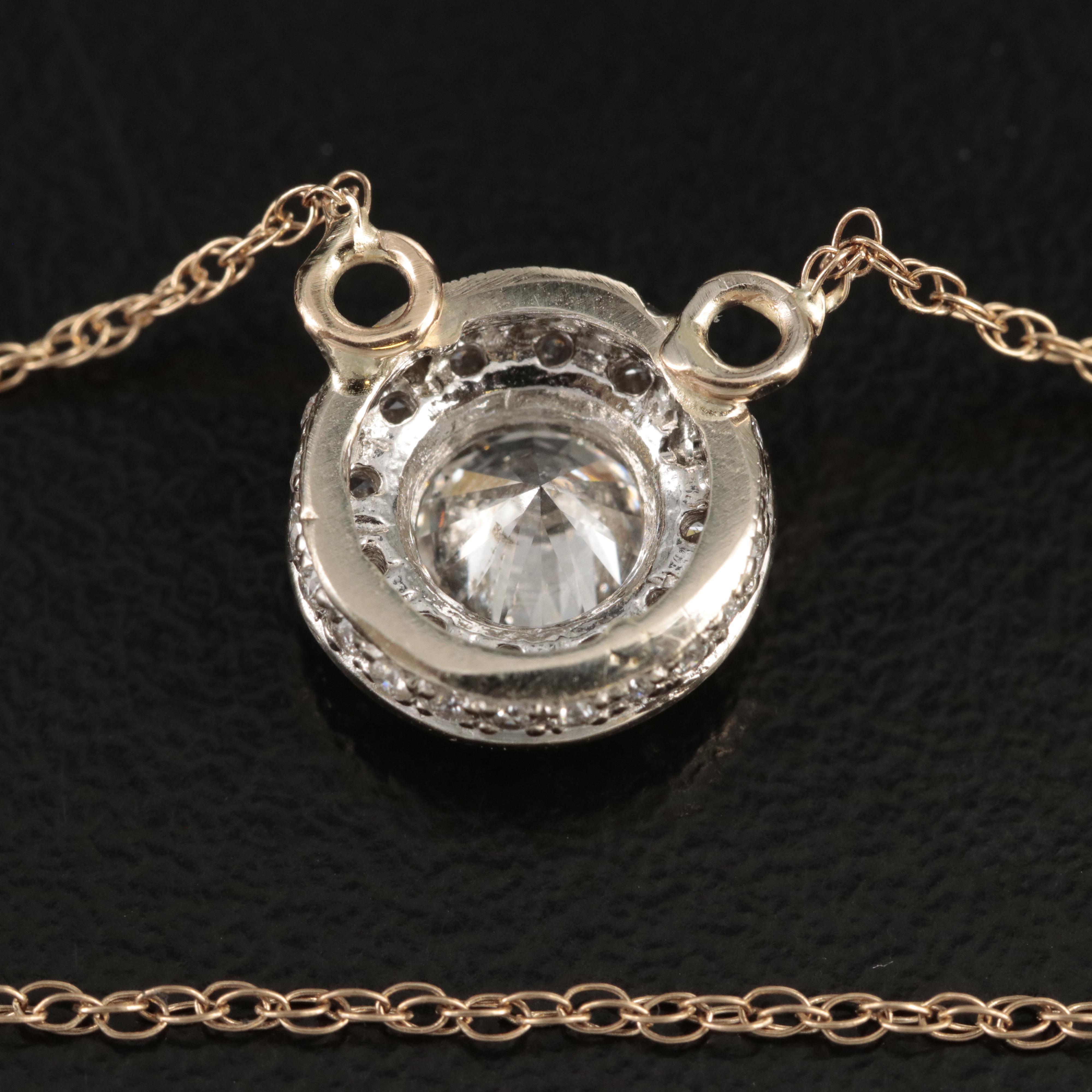 14K 0.66 CTW Diamond Necklace