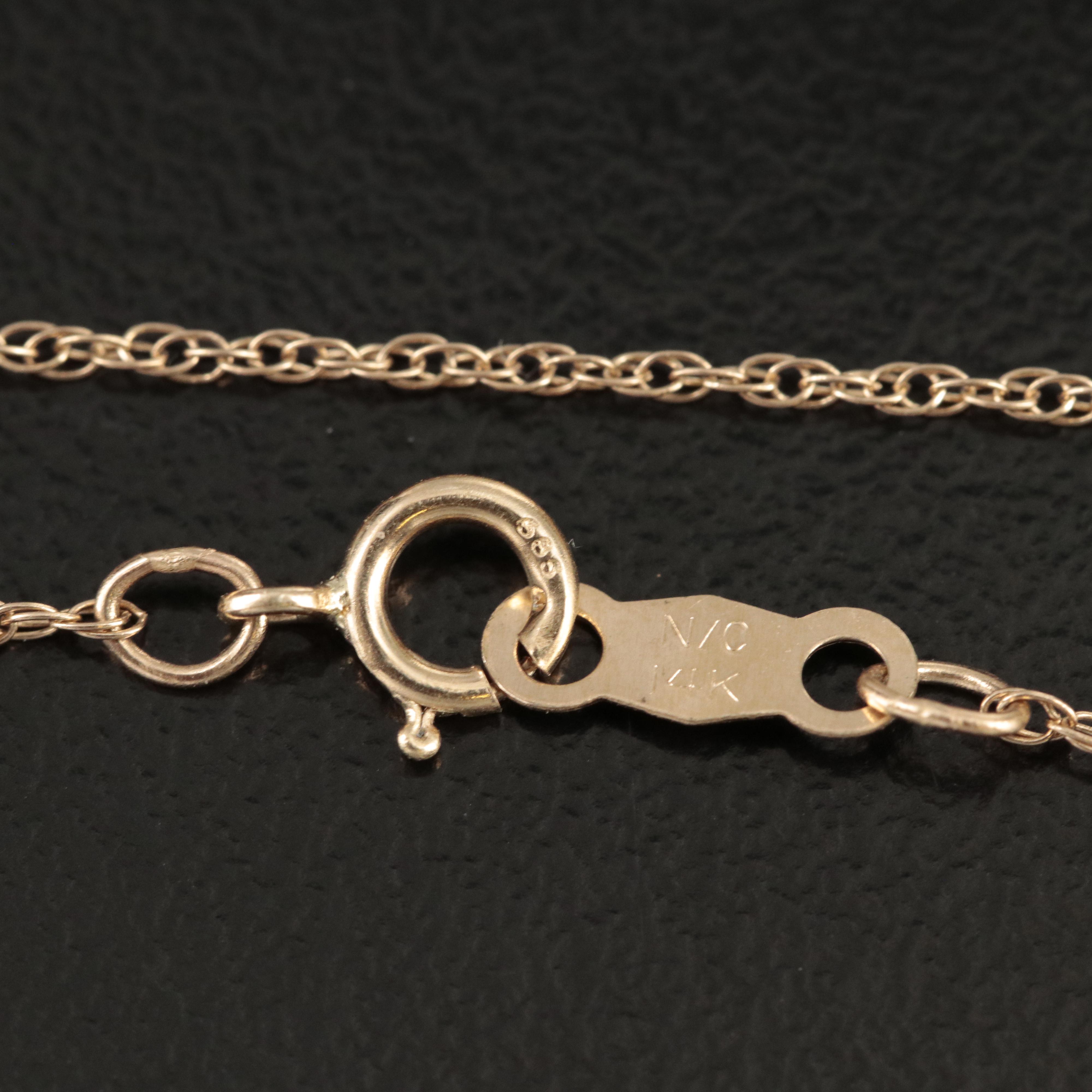 14K 0.66 CTW Diamond Necklace