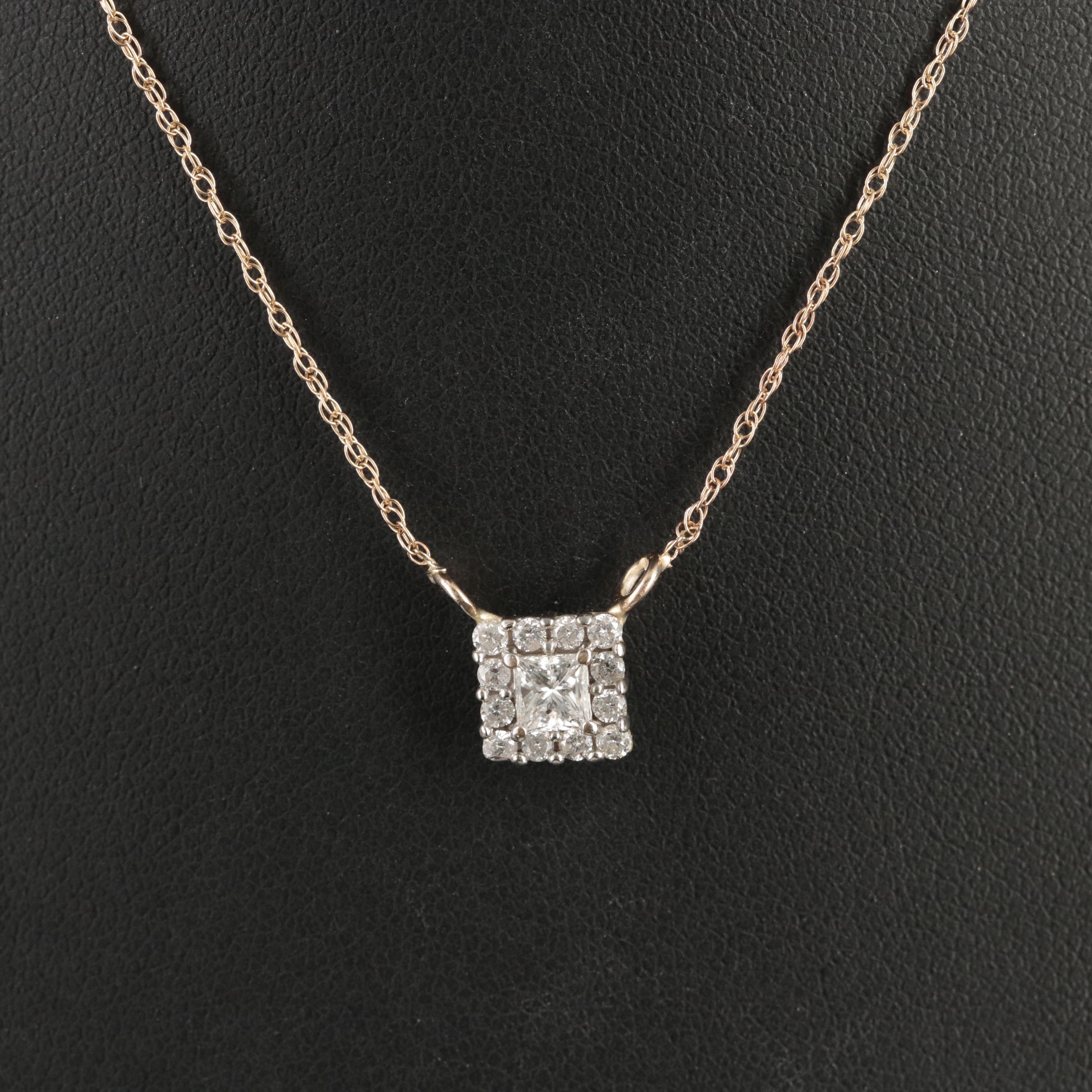 14K 0.45 CTW Diamond Necklace