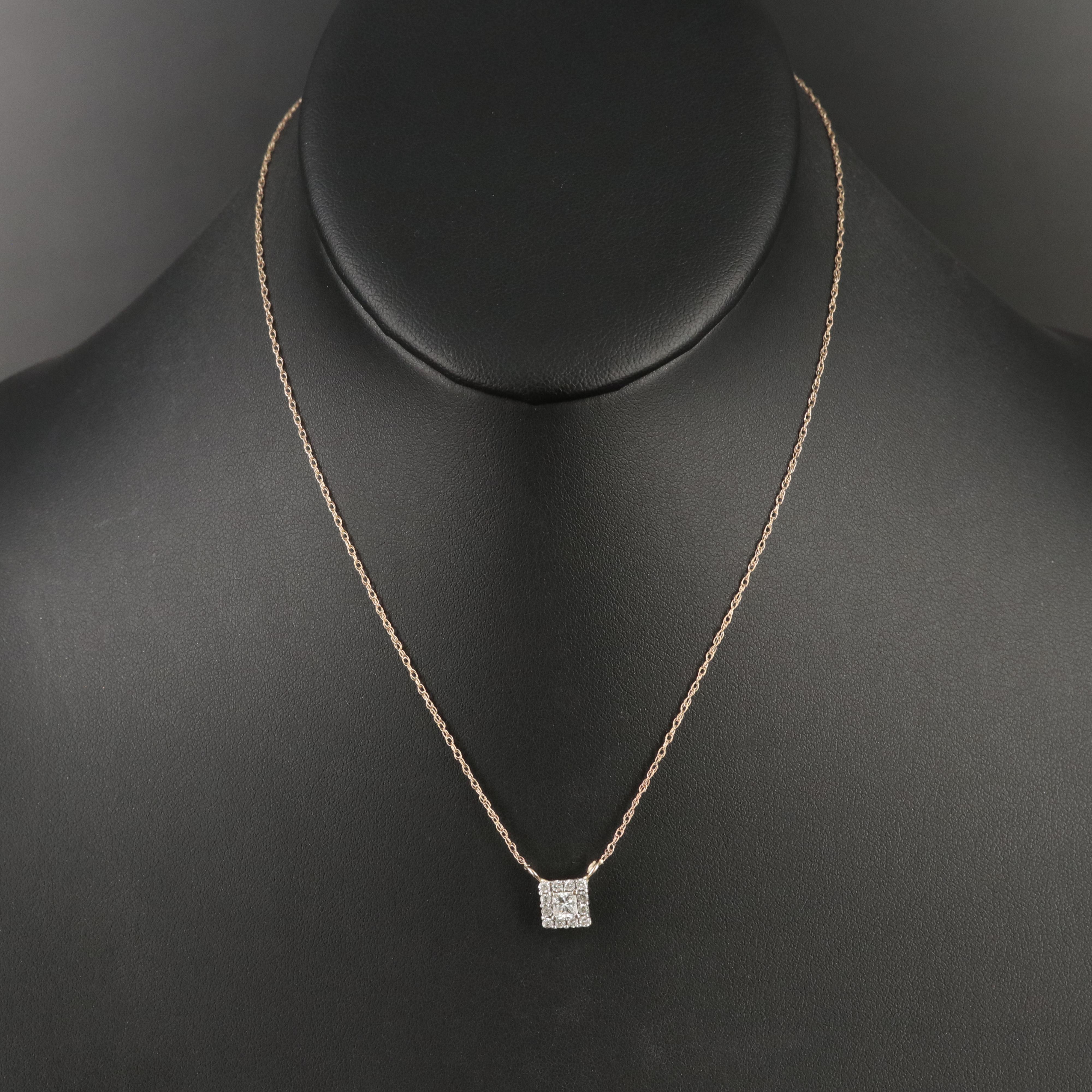14K 0.45 CTW Diamond Necklace