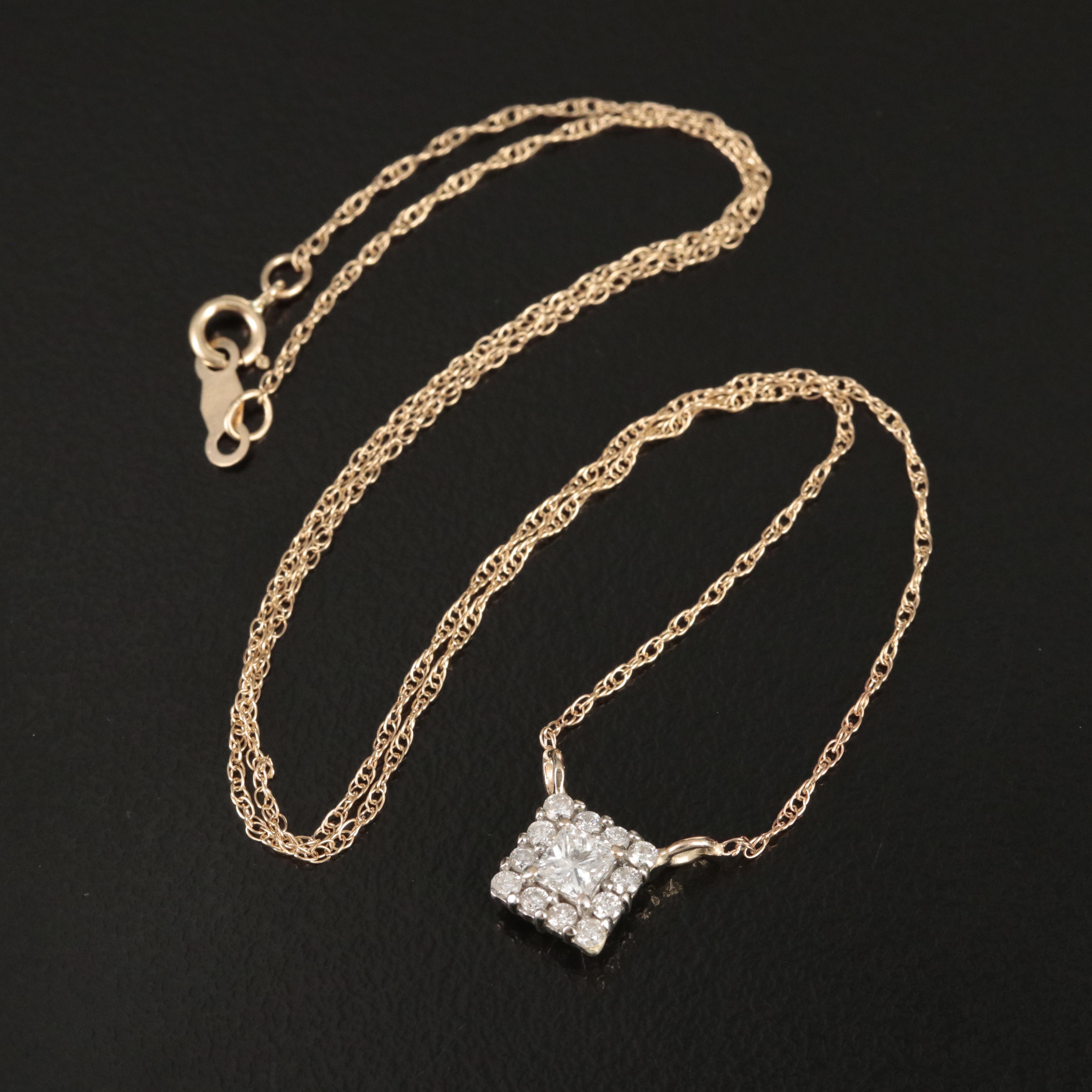 14K 0.45 CTW Diamond Necklace