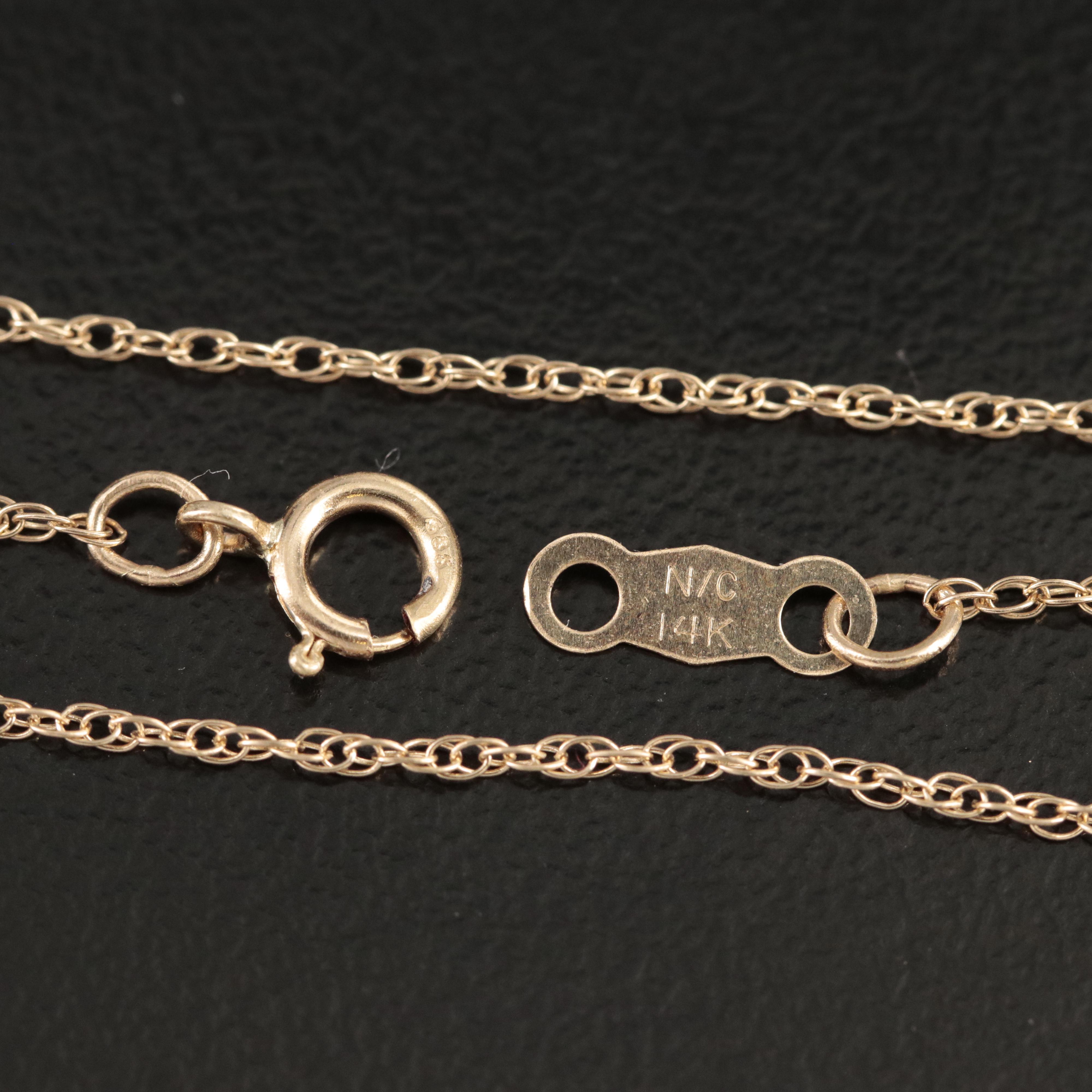 14K 0.45 CTW Diamond Necklace