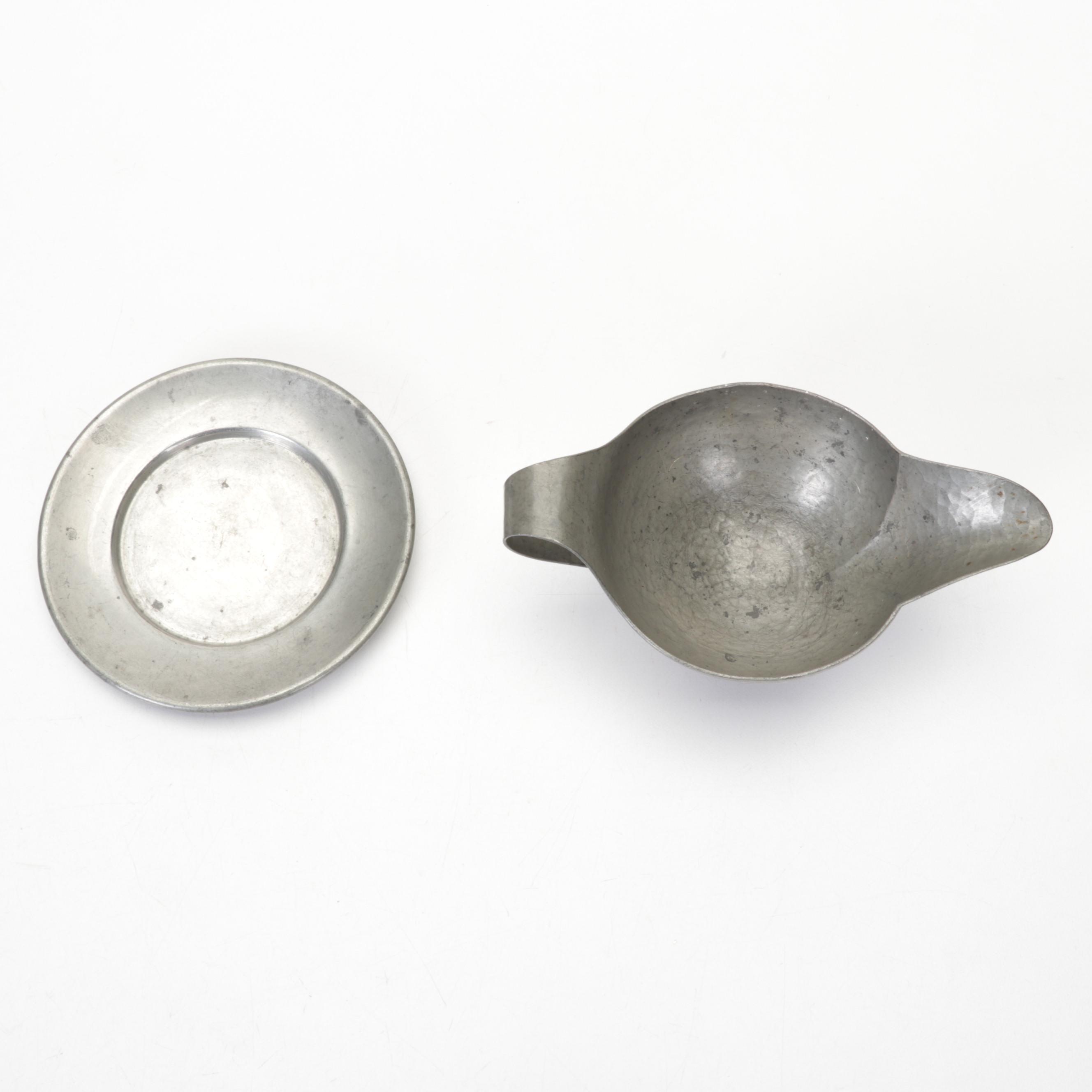 Yi Xing Chinese Pewter Overlay Terracotta Teapot, Soapstone Figurines, & More