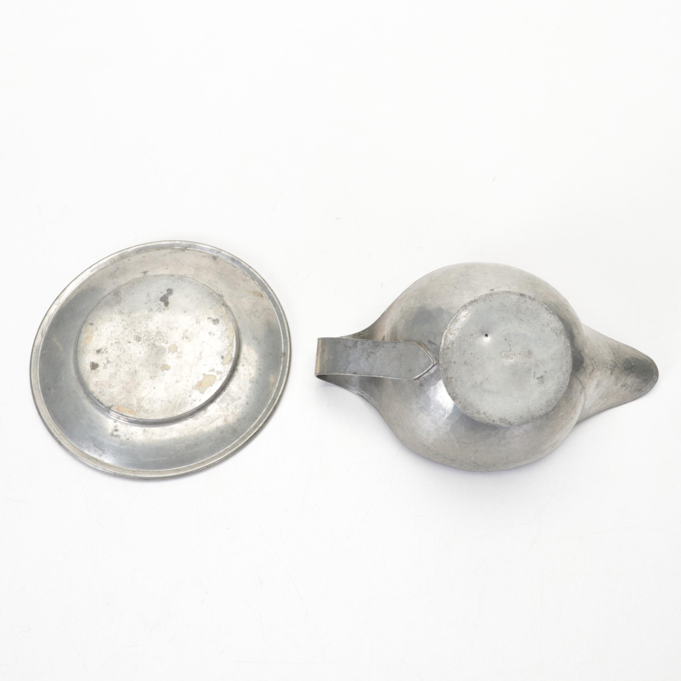 Yi Xing Chinese Pewter Overlay Terracotta Teapot, Soapstone Figurines, & More