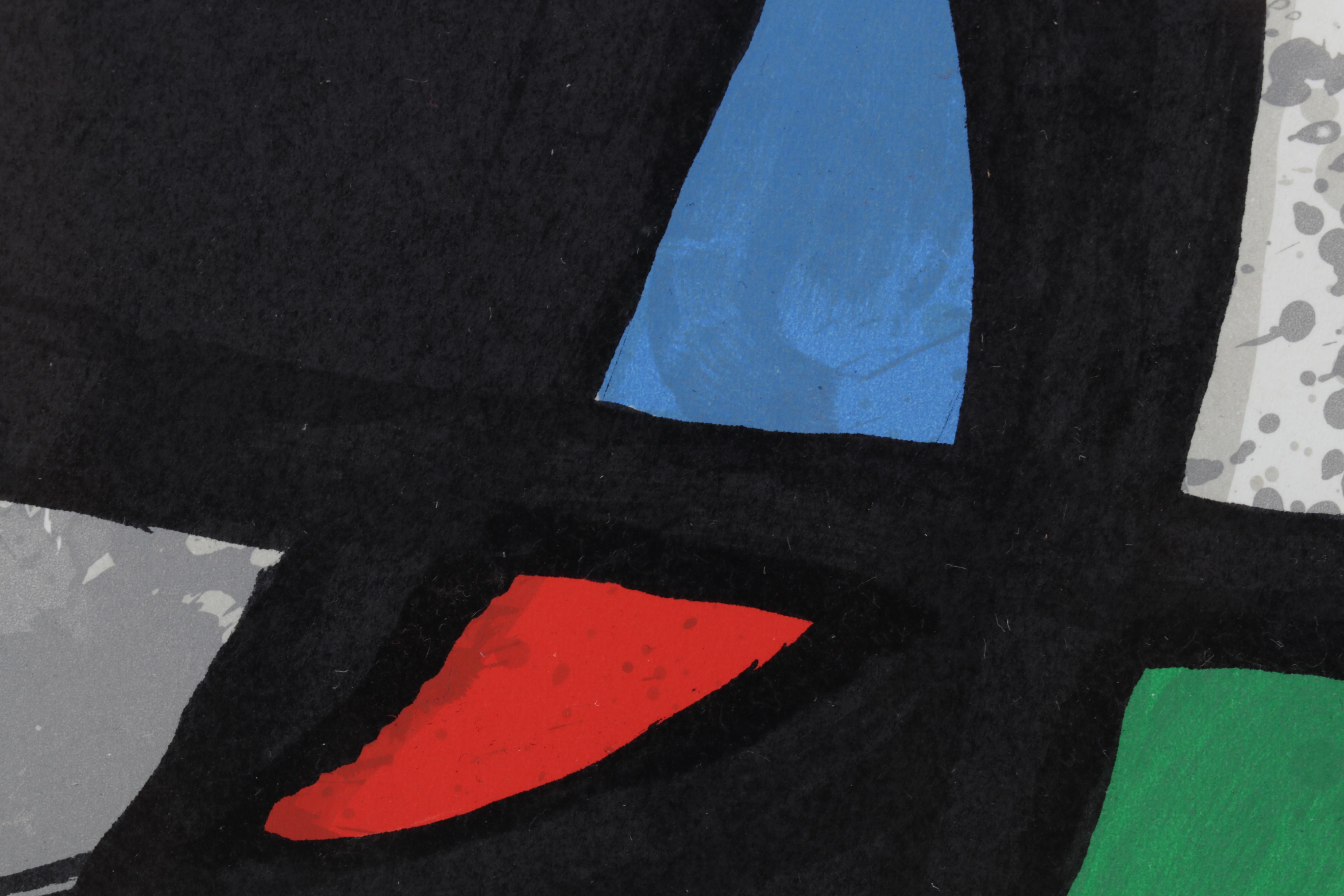 Joan Miró Color Lithograph for "Derrière le Miroir," 1970