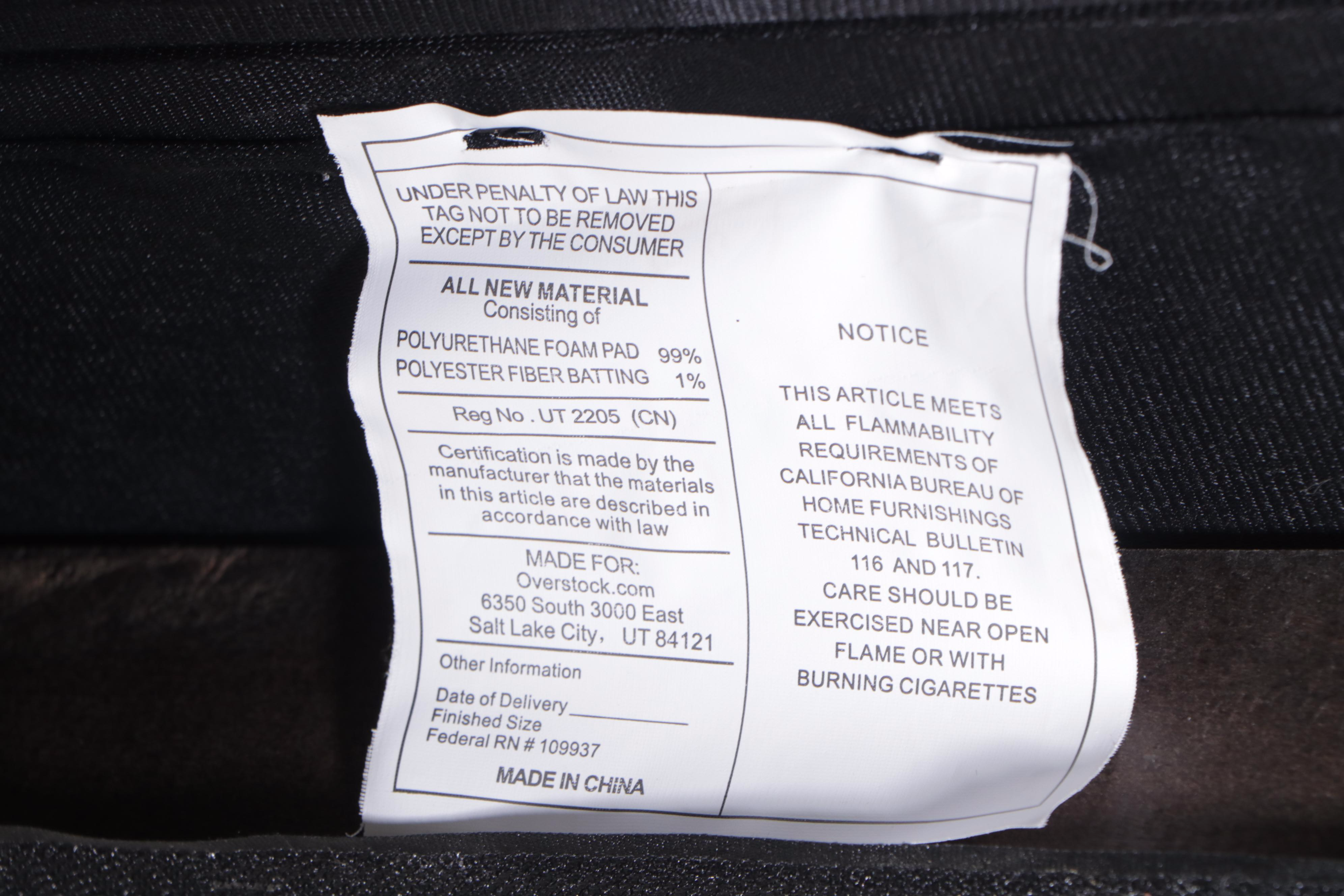 Contemporary Three-Piece Ebonized Wood and Leather Lounge Set