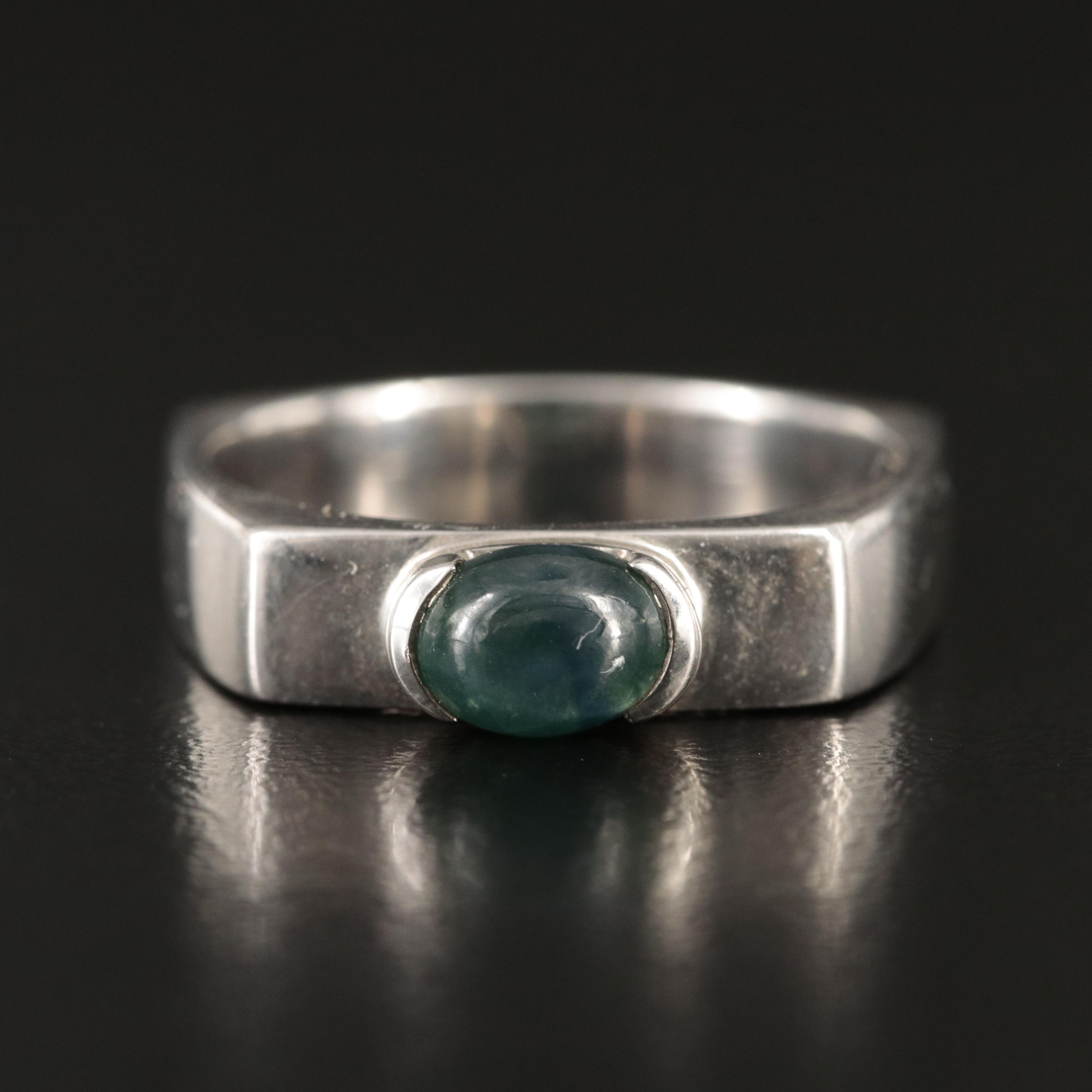 Sterling Star Sapphire Ring