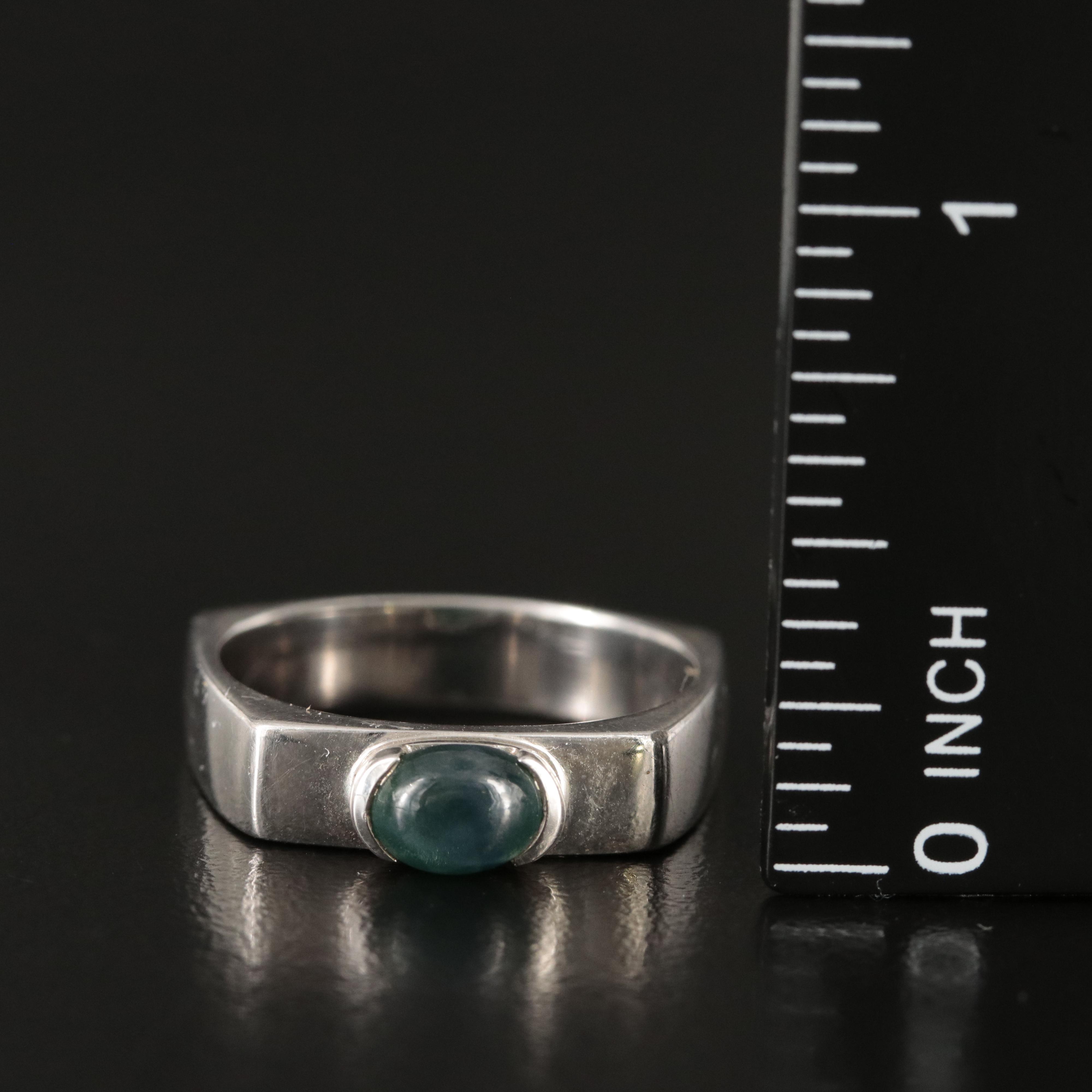 Sterling Star Sapphire Ring