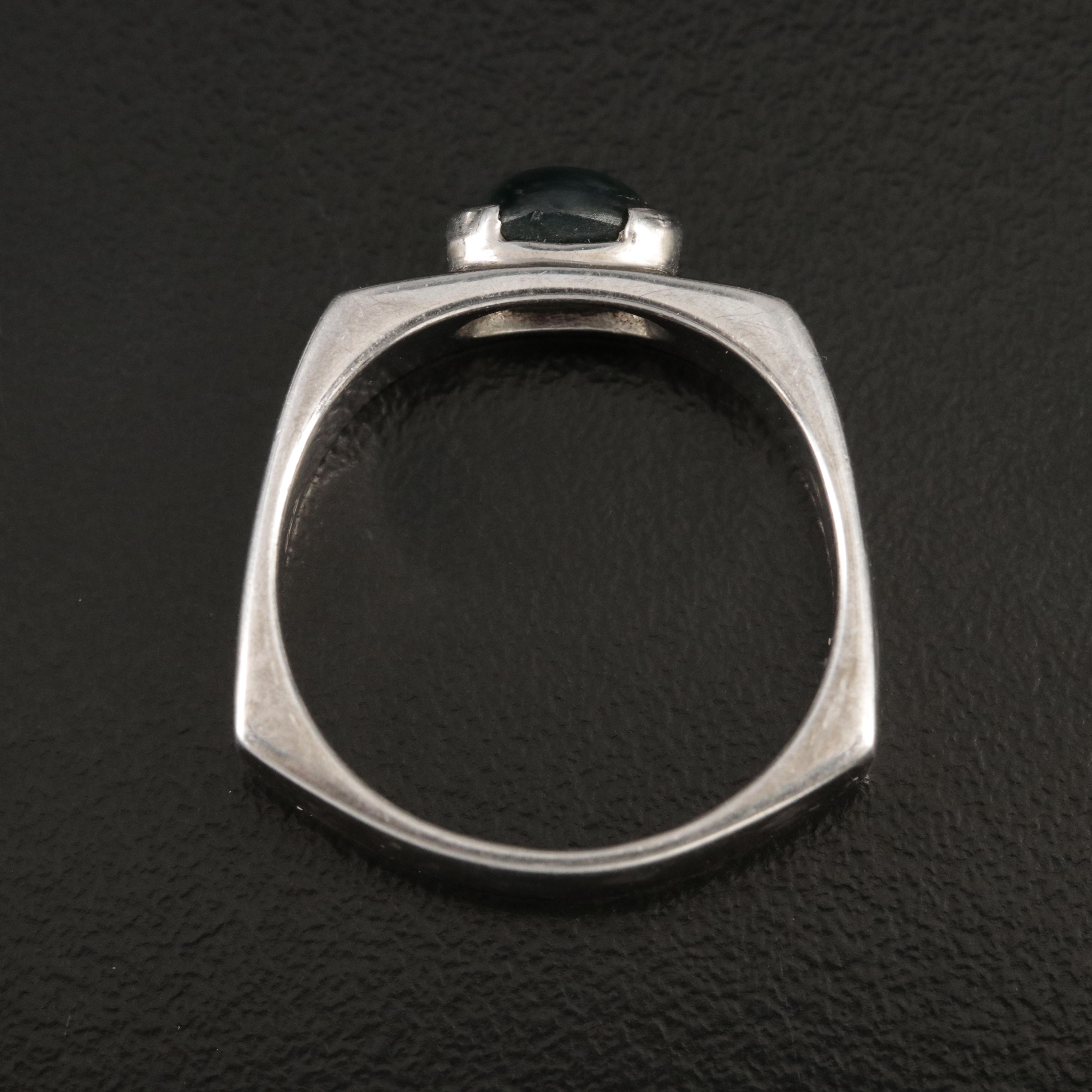 Sterling Star Sapphire Ring