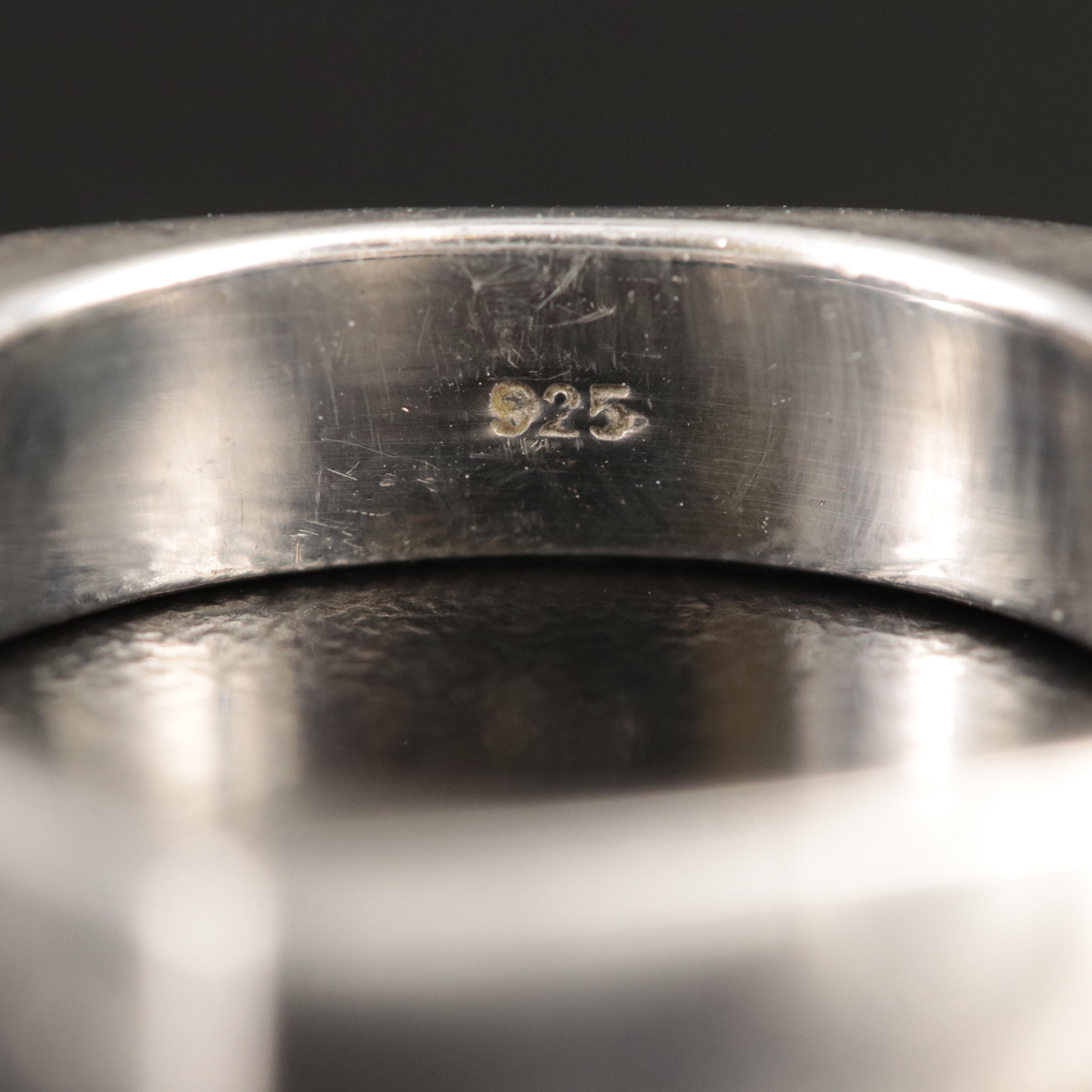 Sterling Star Sapphire Ring