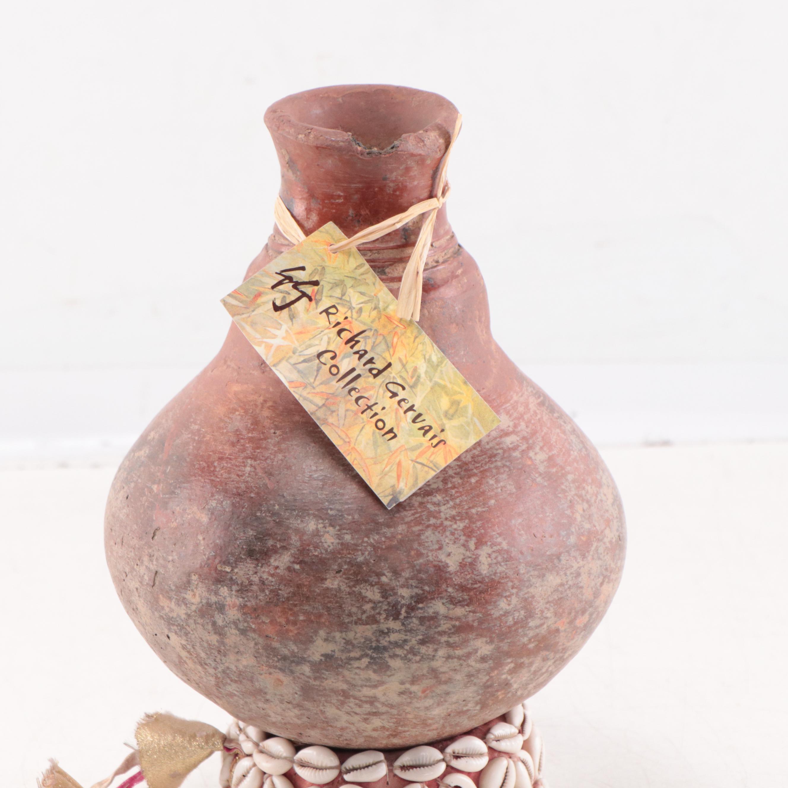 Djenné Clay Pouring Vessel, Circa 1000 AD, Restored