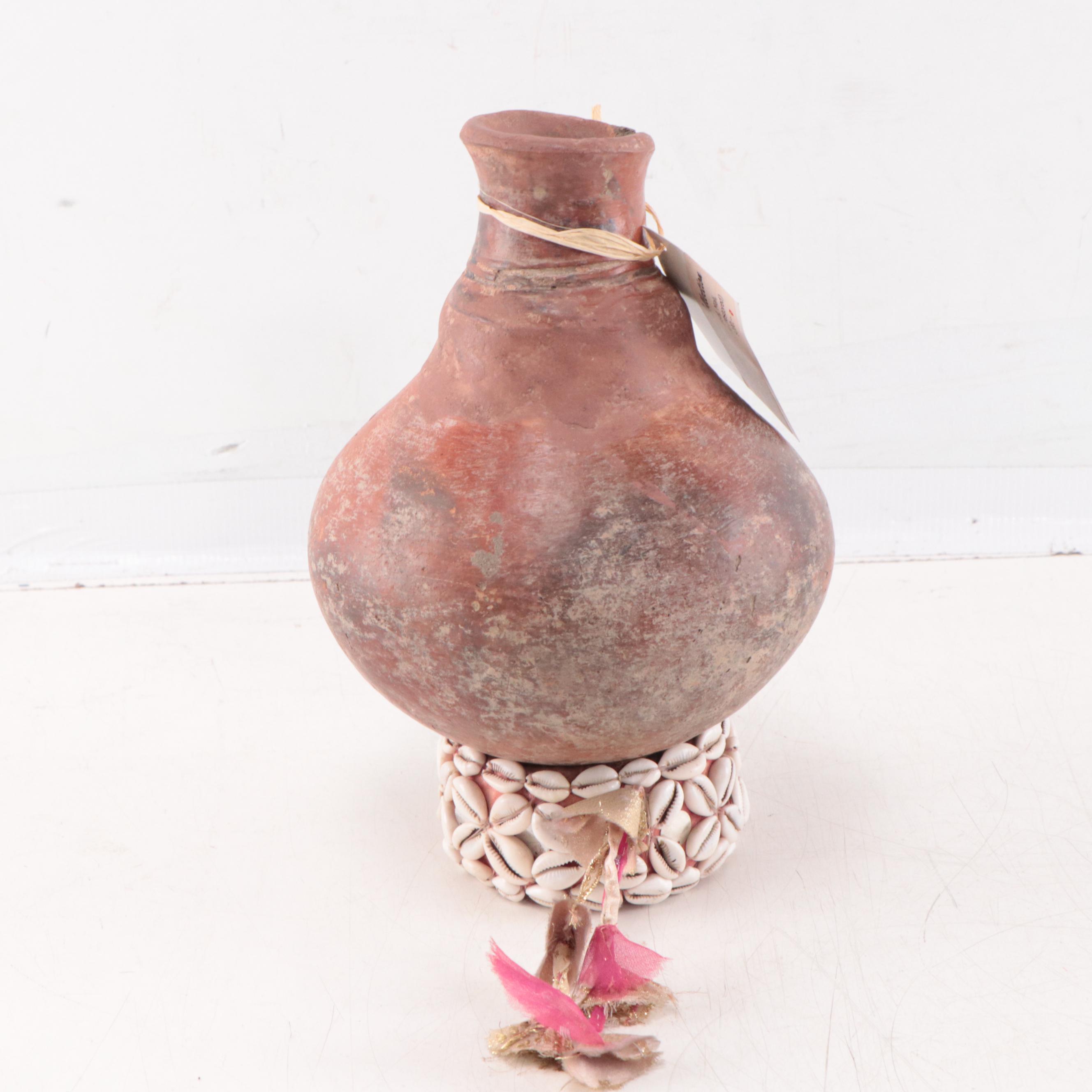 Djenné Clay Pouring Vessel, Circa 1000 AD, Restored