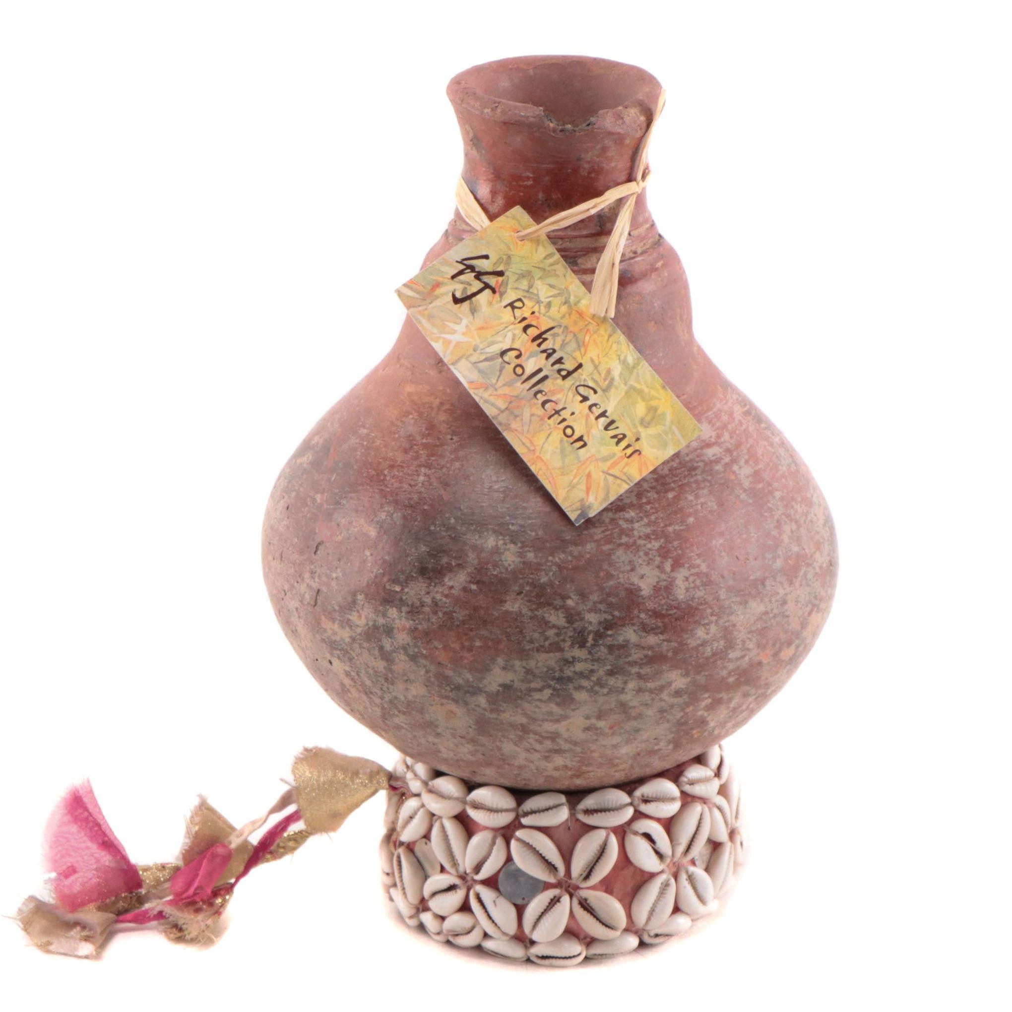 Djenné Clay Pouring Vessel, Circa 1000 AD, Restored