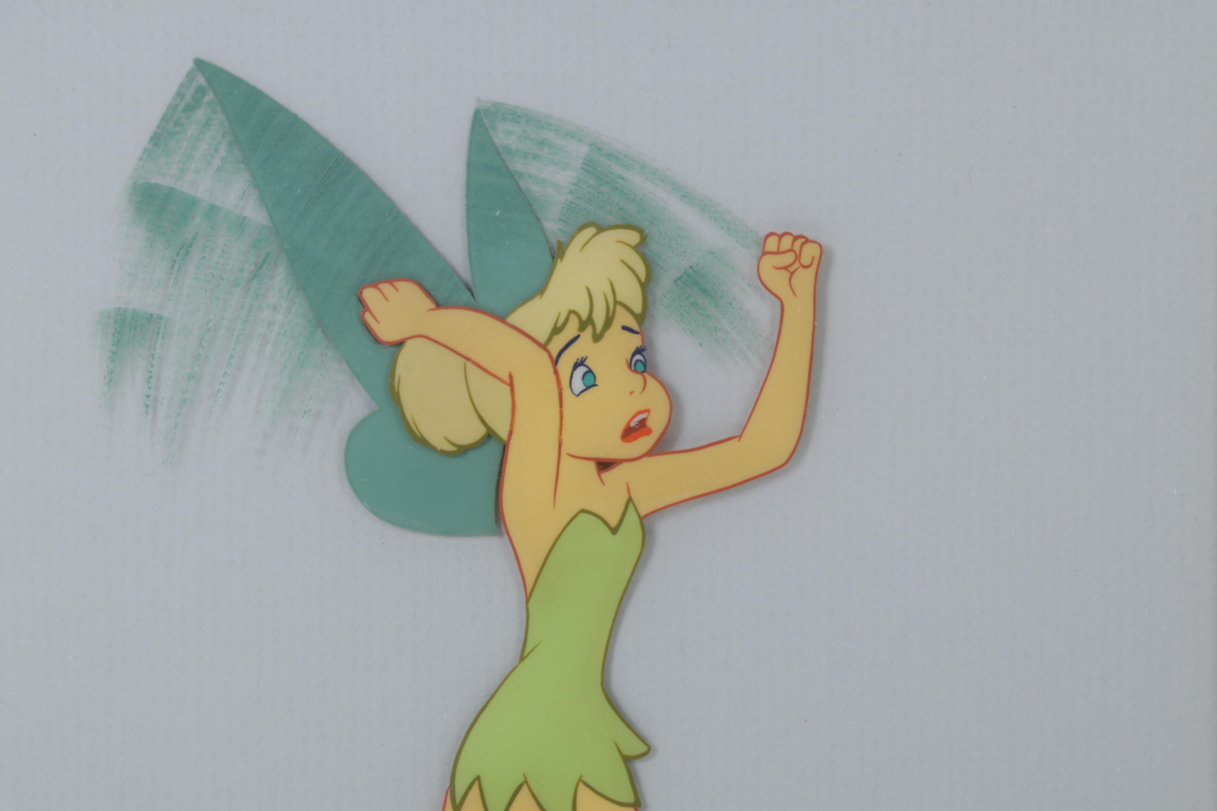 Disney "Peter Pan" Hand-Painted Animation Cel "Tinkerbell," Circa 1953