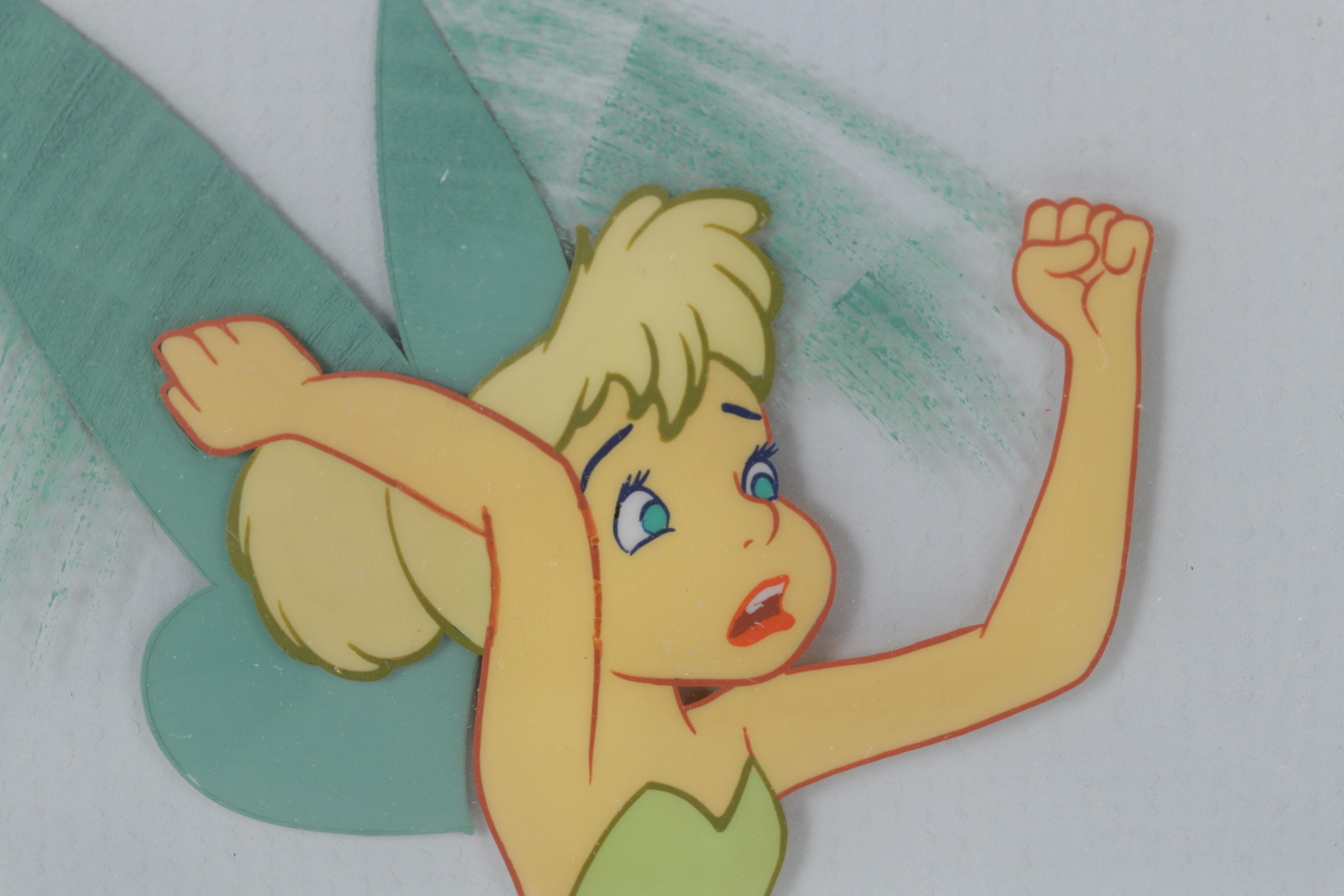 Disney "Peter Pan" Hand-Painted Animation Cel "Tinkerbell," Circa 1953