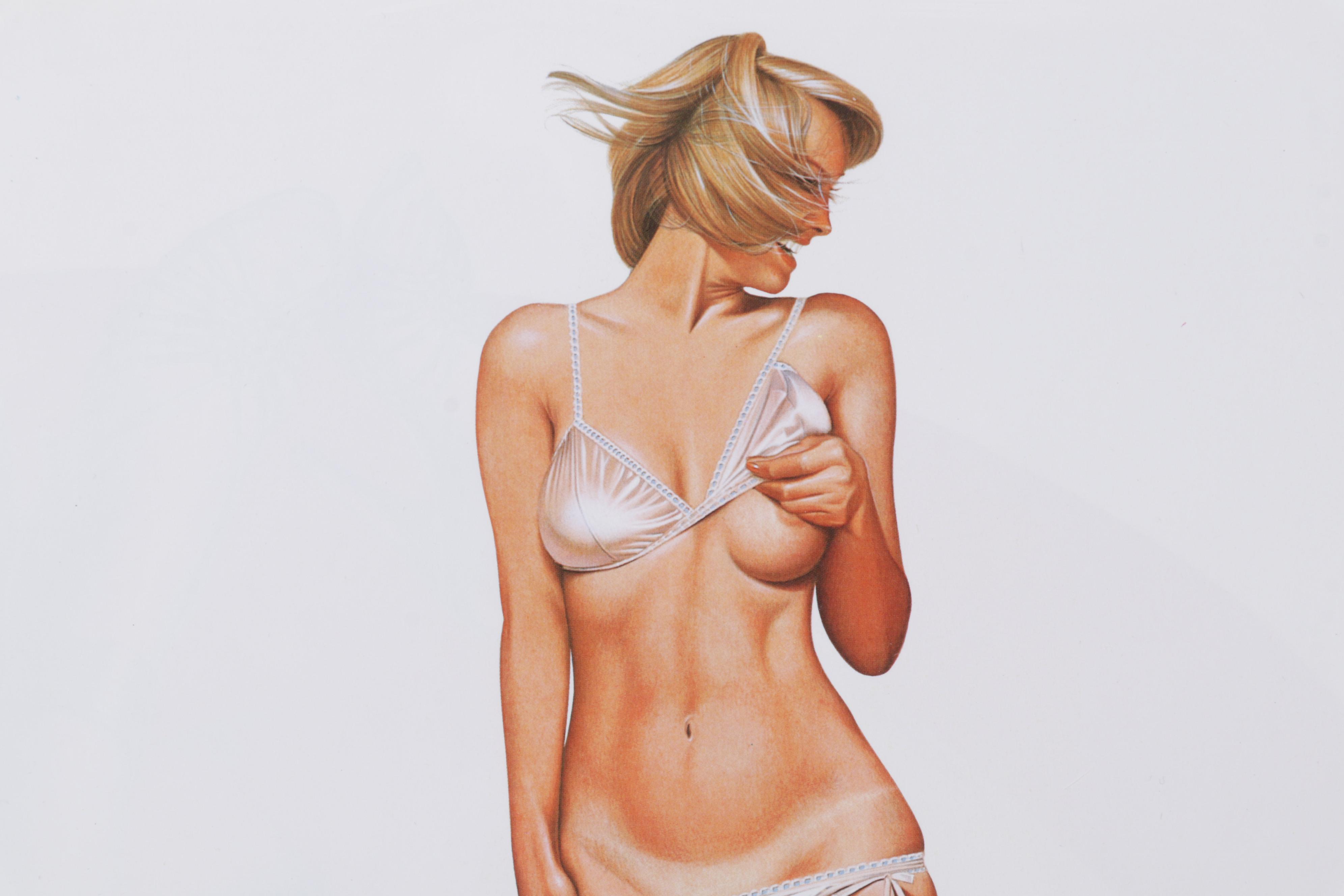 Sorayama Hajime Cheesecake Portrait Offset Lithograph From "Pin-Up," 2000