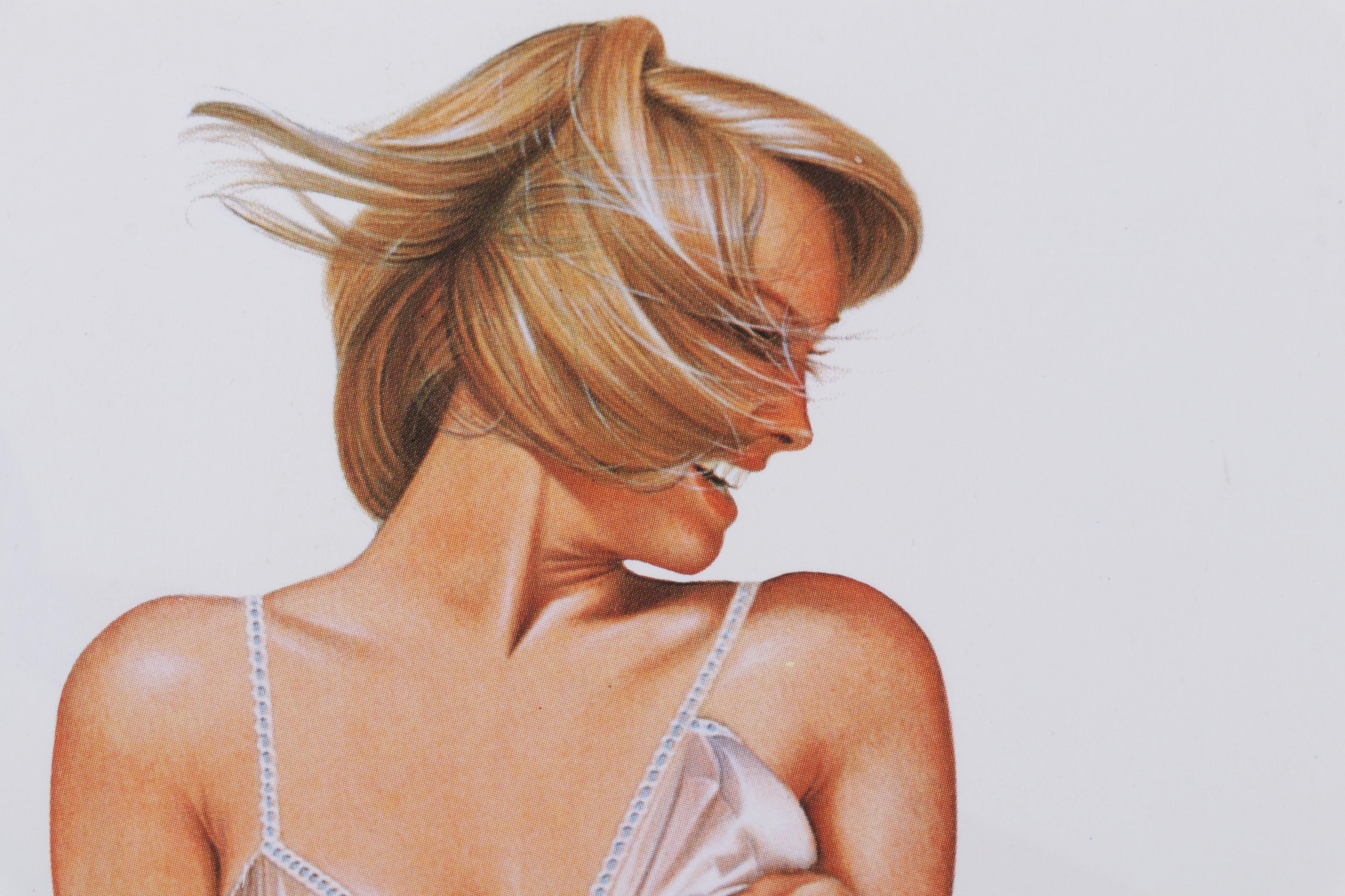 Sorayama Hajime Cheesecake Portrait Offset Lithograph From "Pin-Up," 2000