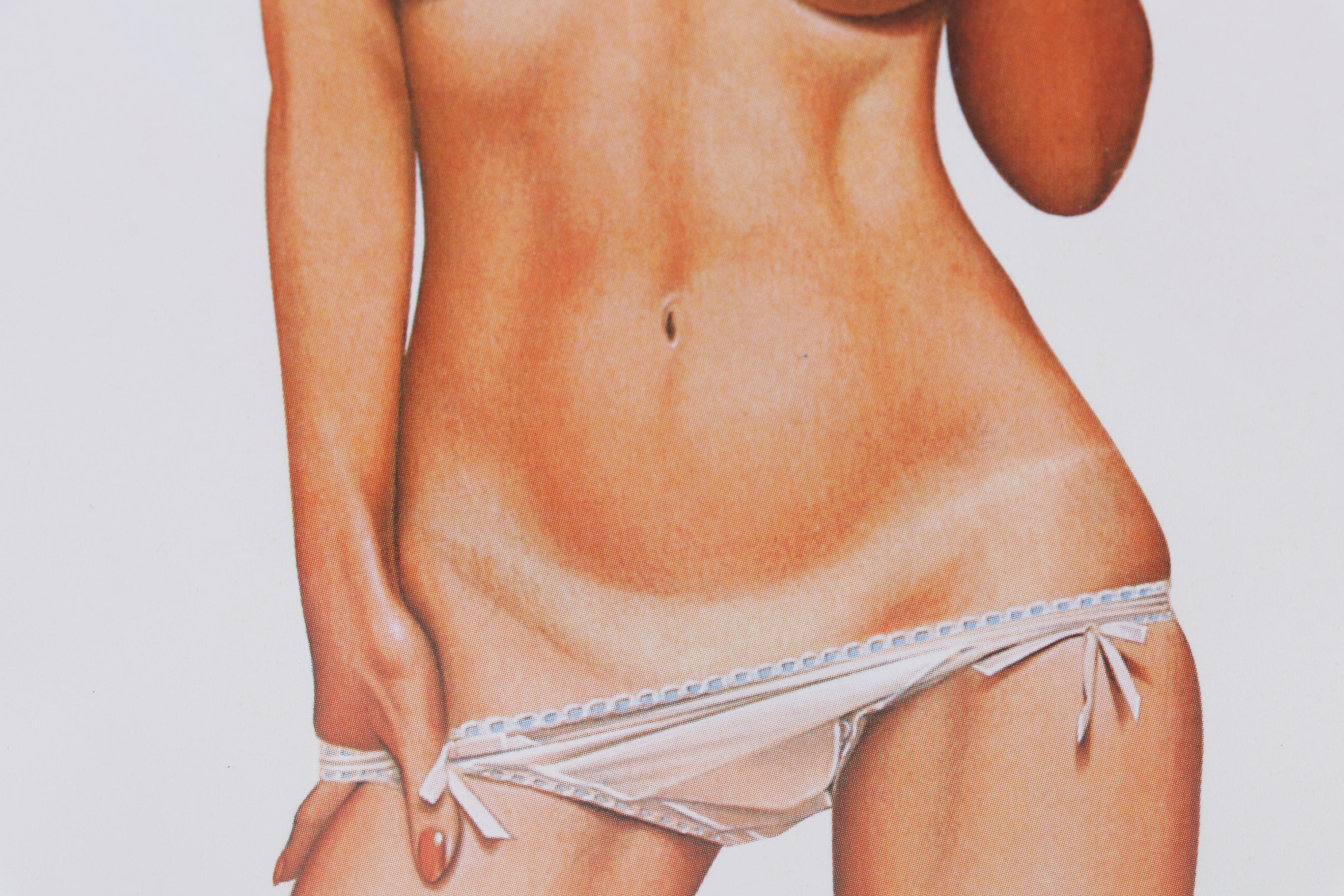 Sorayama Hajime Cheesecake Portrait Offset Lithograph From "Pin-Up," 2000