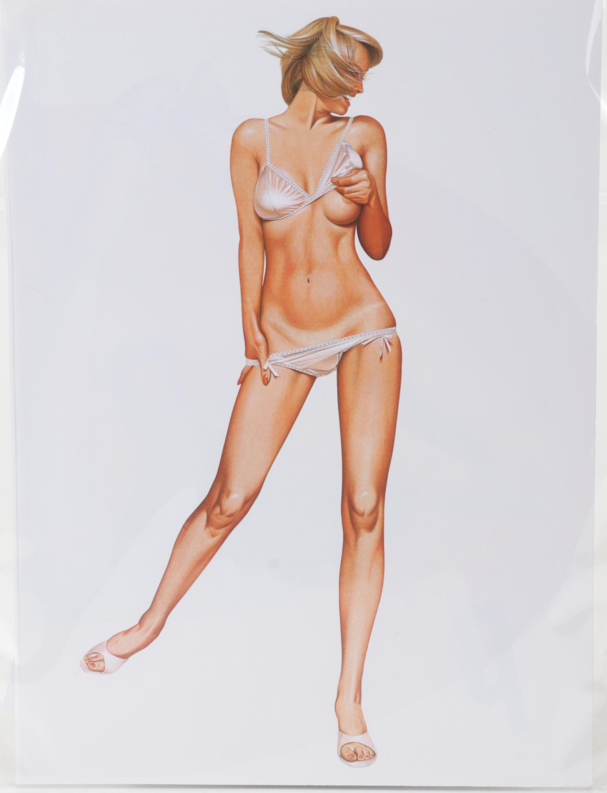 Sorayama Hajime Cheesecake Portrait Offset Lithograph From "Pin-Up," 2000