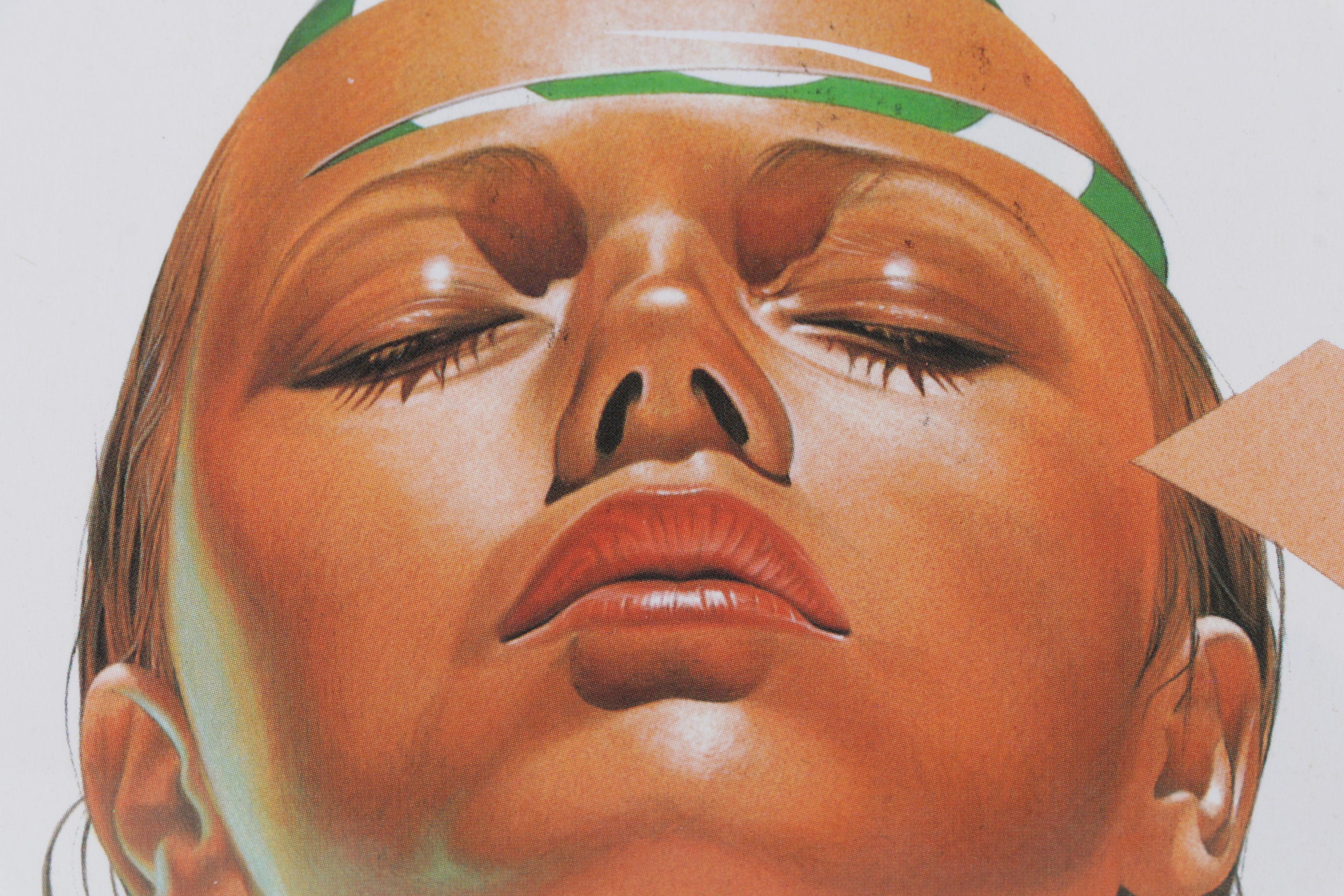 Sorayama Hajime Sci-Fi Cheesecake Portrait Offset Lithograph From "Pin-Up," 2000