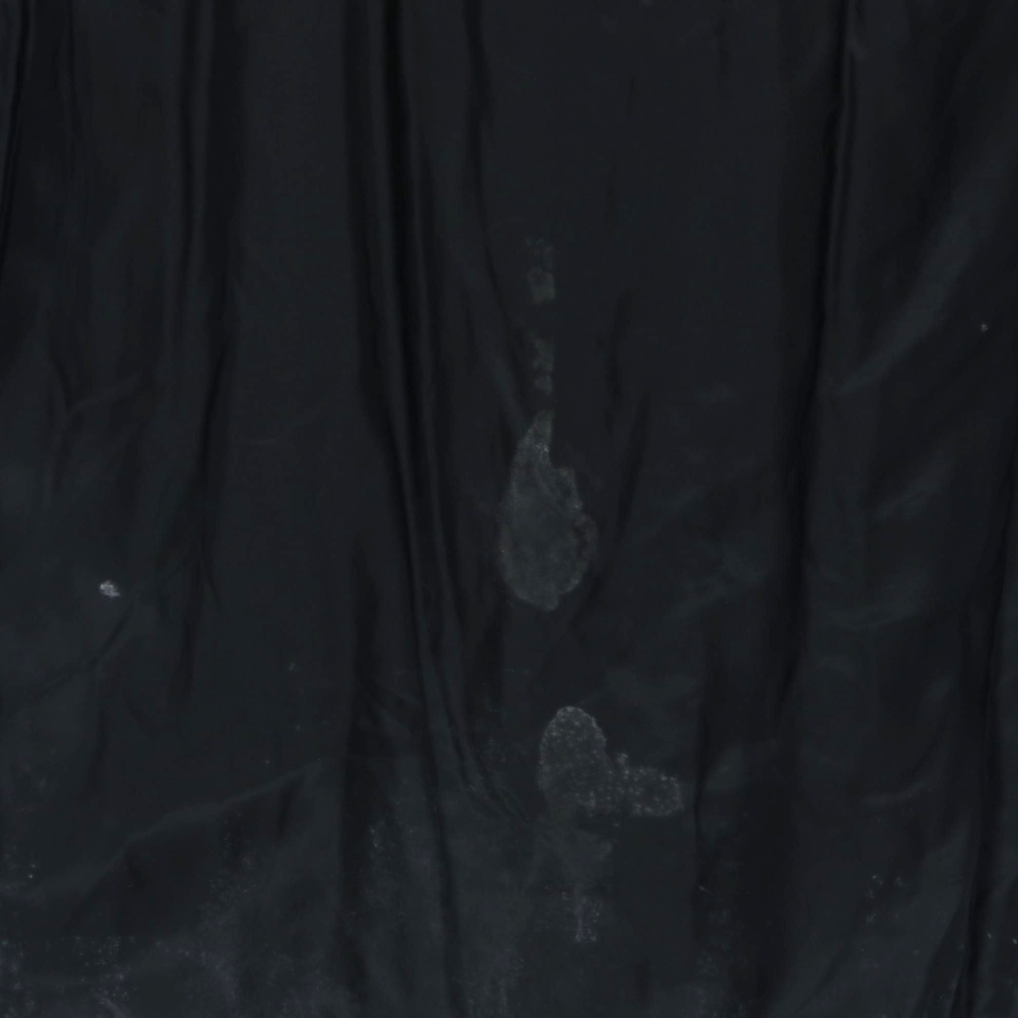 Natural Silver Fox Fur Full-Length Coat with Headband