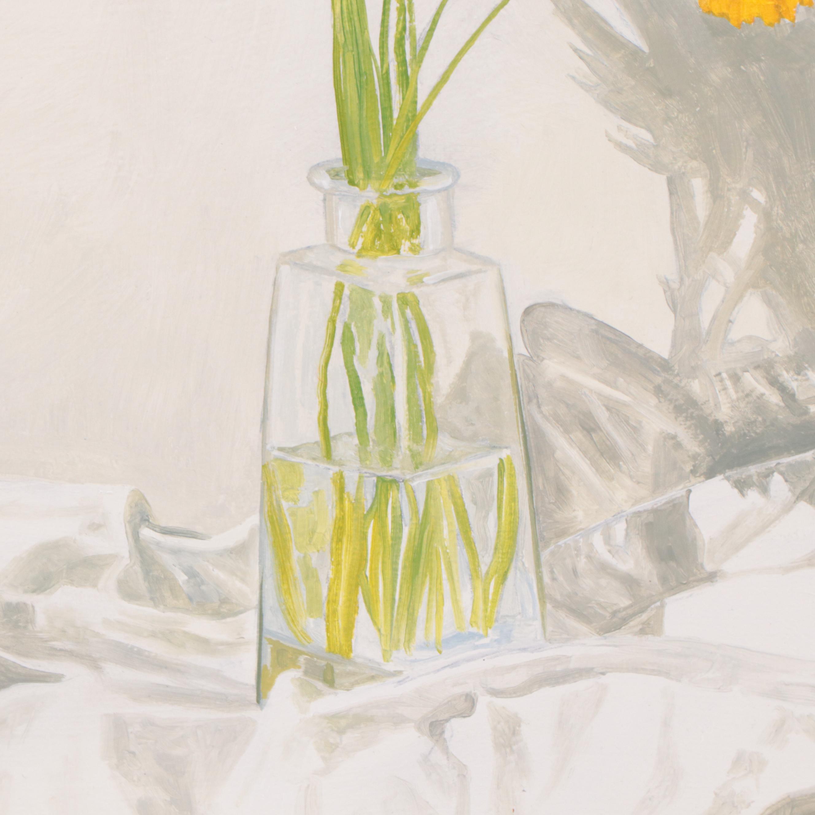 Peter Lentini Still Life Oil Painting "Tranquil," 21st Century