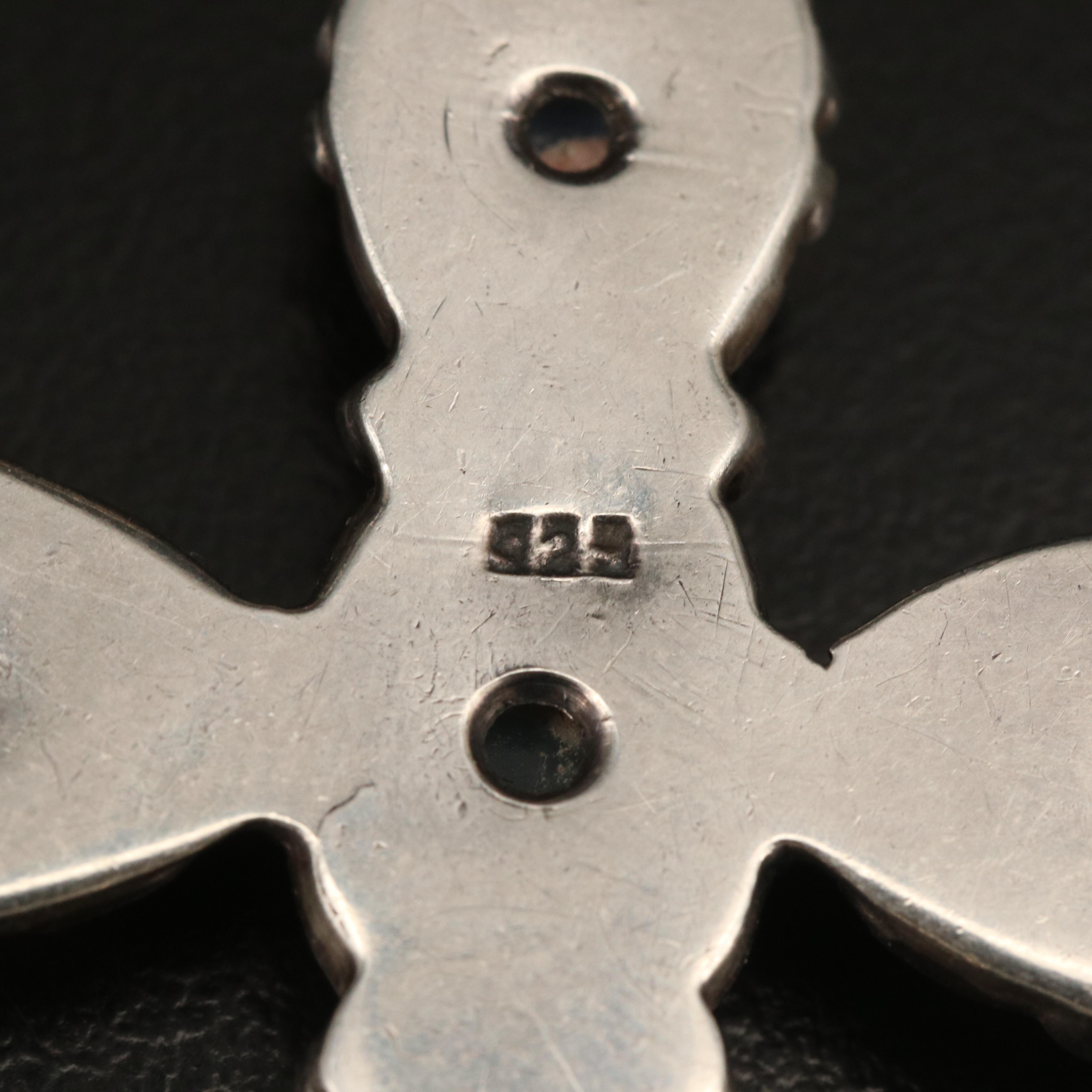 Sterling Chalcedony Cross Pendant Necklace