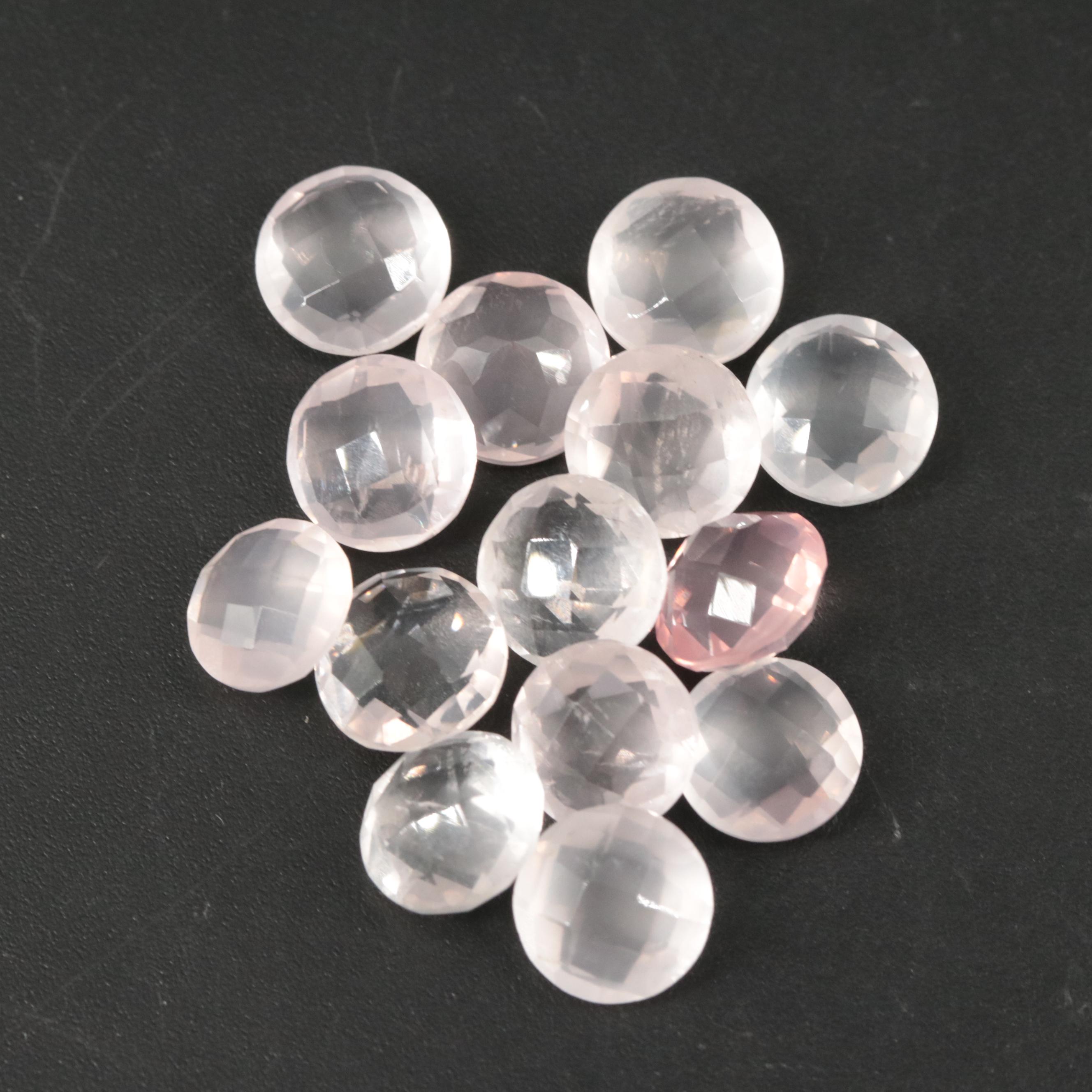 Loose 26.34 CTW Rose Quartz