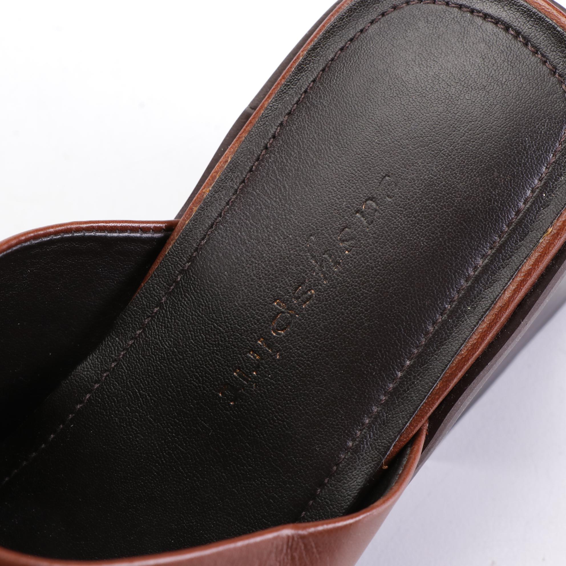 Bandolino Nylon Heeled Loafers with Other Leather Mules and Loafers