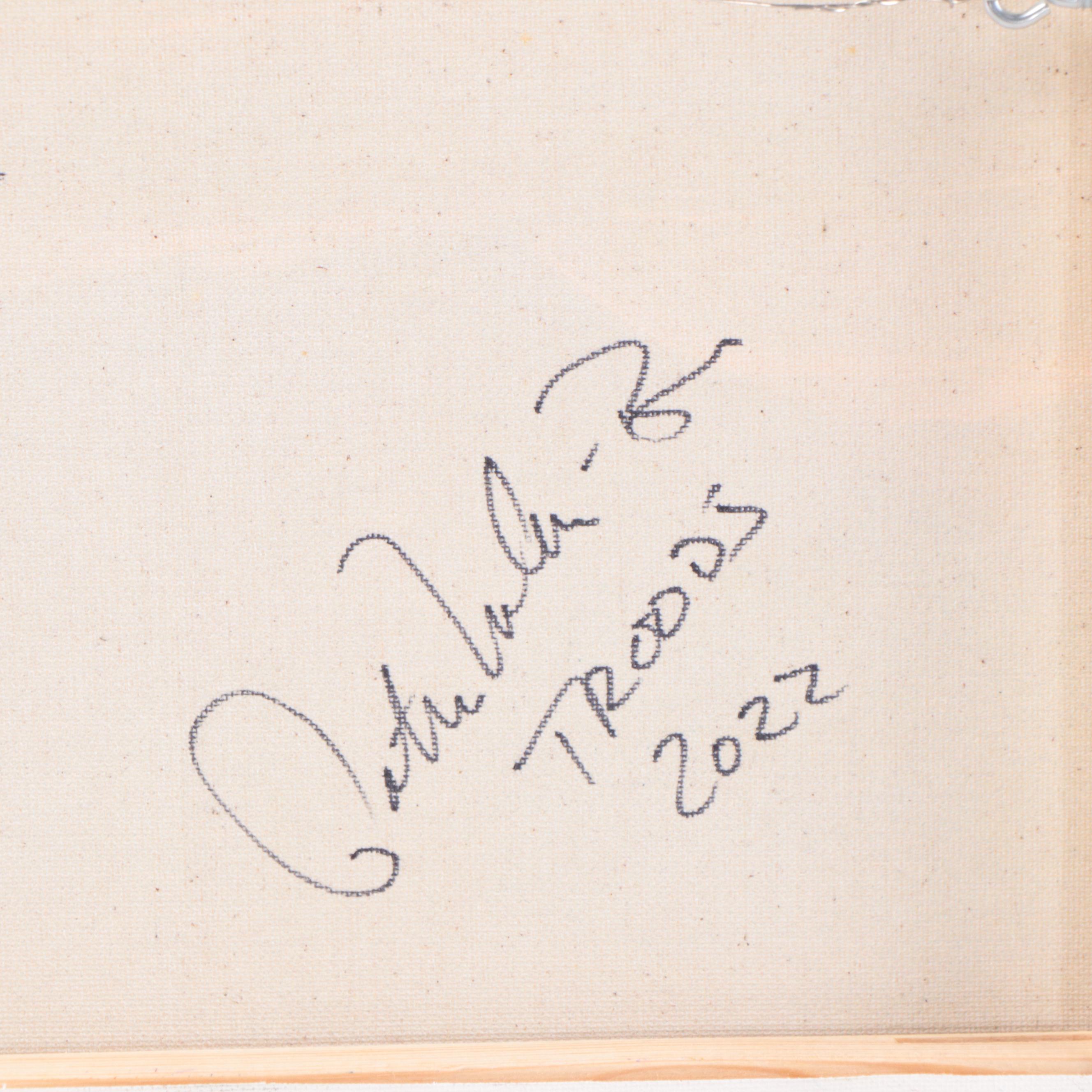 Patricia Nolan-Brown Oil Painting "Desert Sunset No.2," 2022