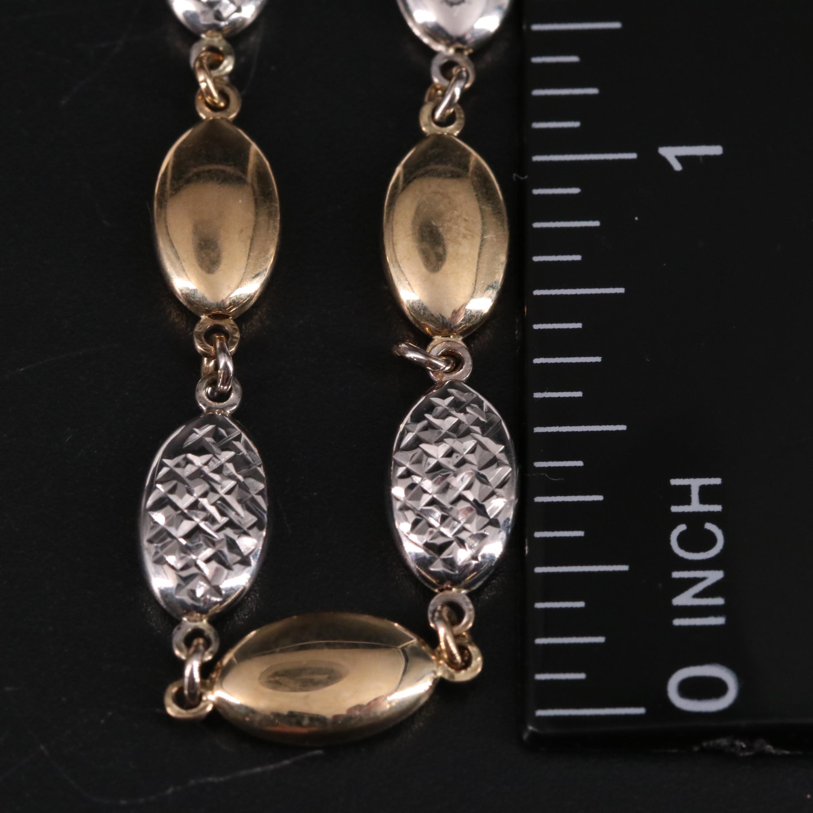 14K Oval Link Bracelet
