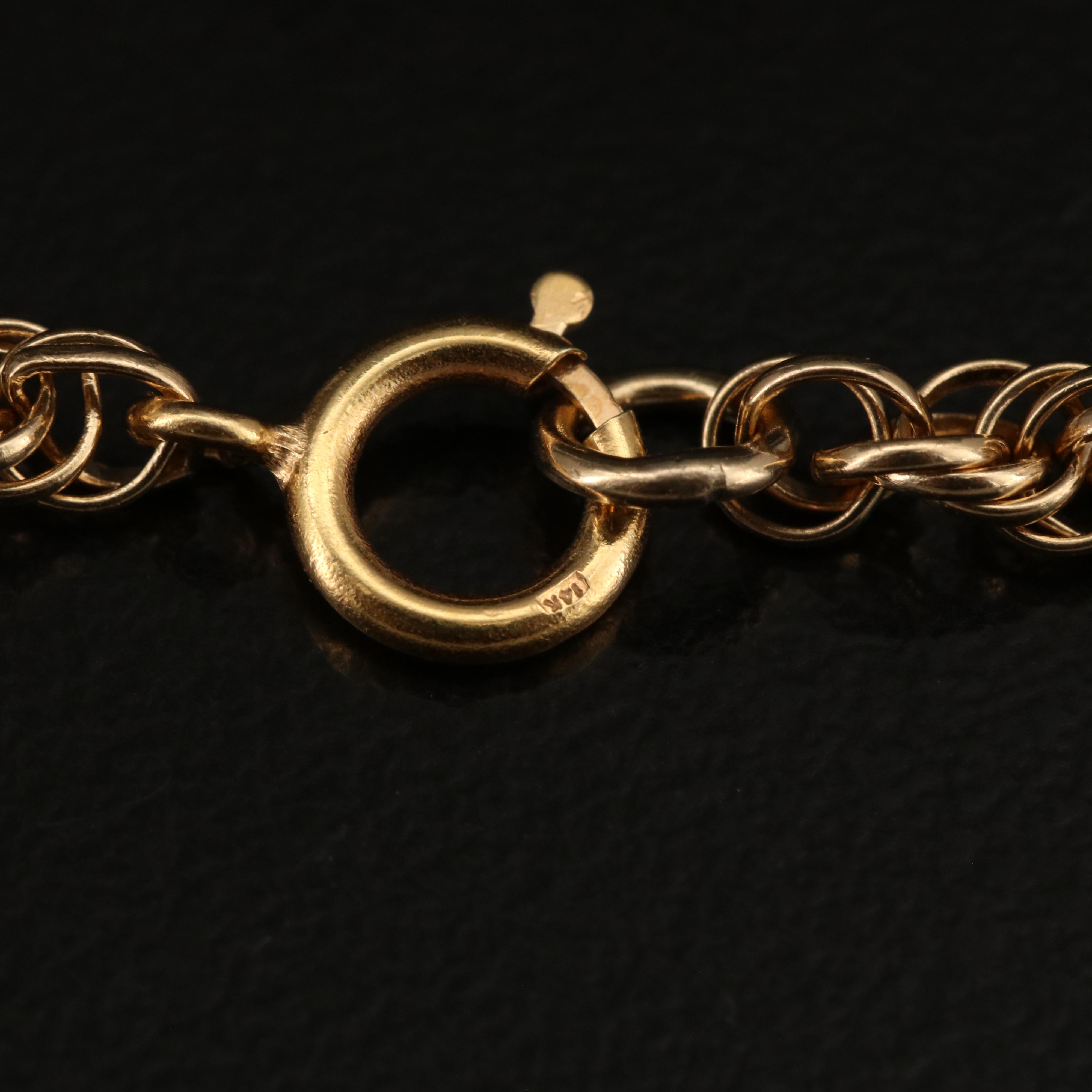 14K Rope Chain Necklace